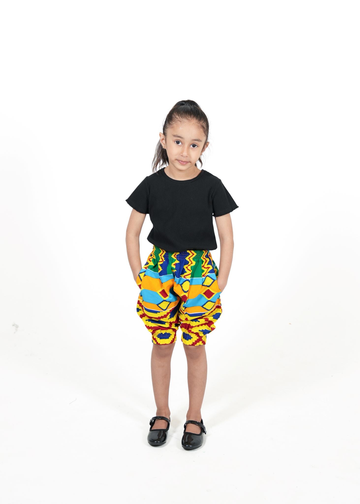 Kids Joy African Print Shorts