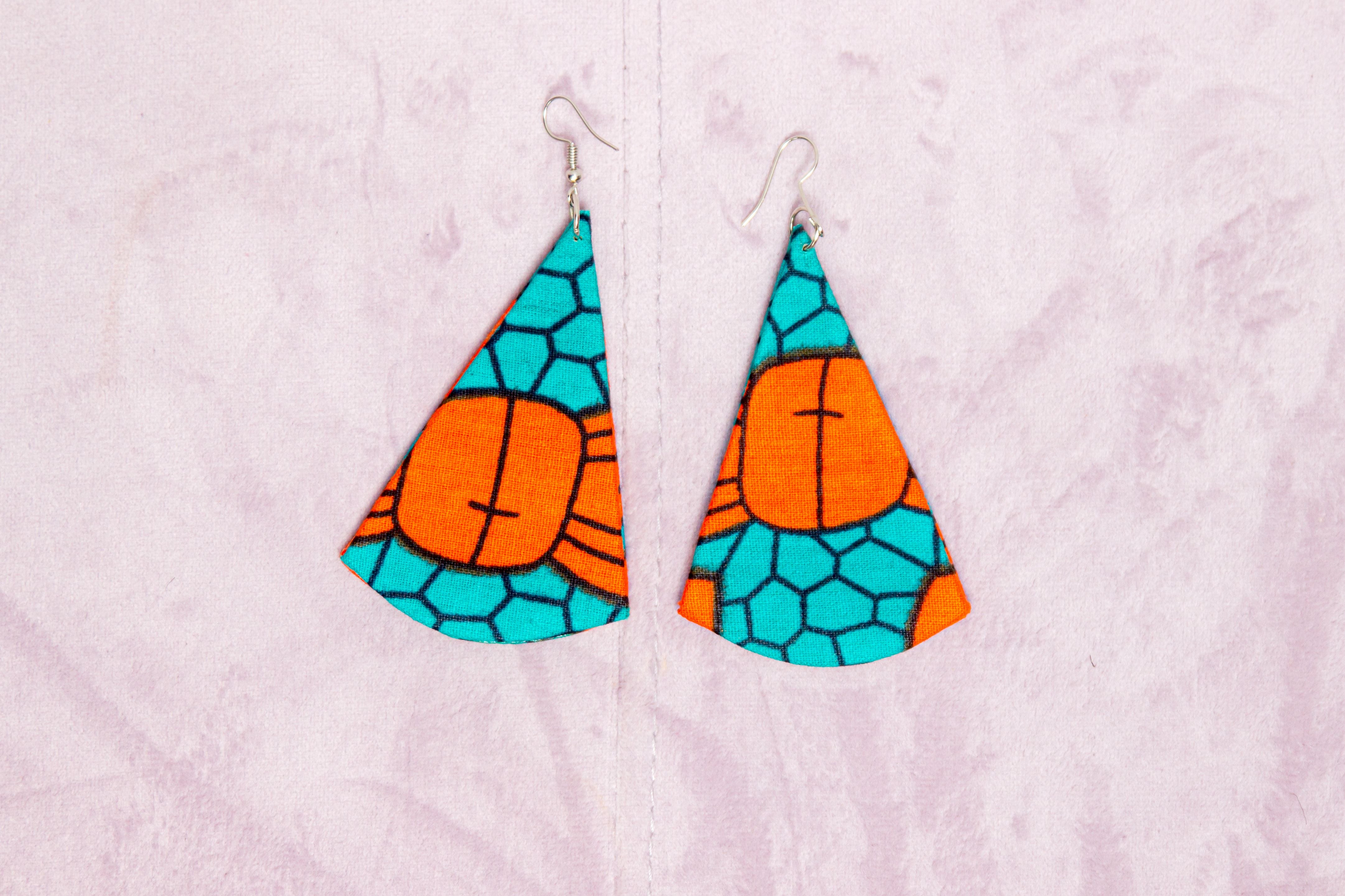 EVEH HANDMADE AFRICAN PRINT EARRINGS - Afreekline
