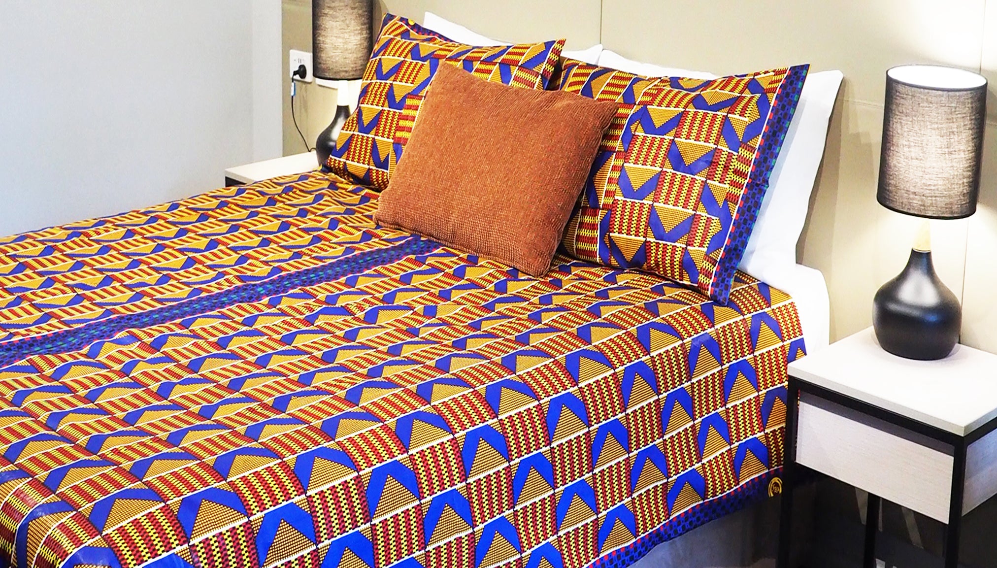 PIEDADE HANDMADE AFRICAN PRINT DUVET COVER SET - Afreekline
