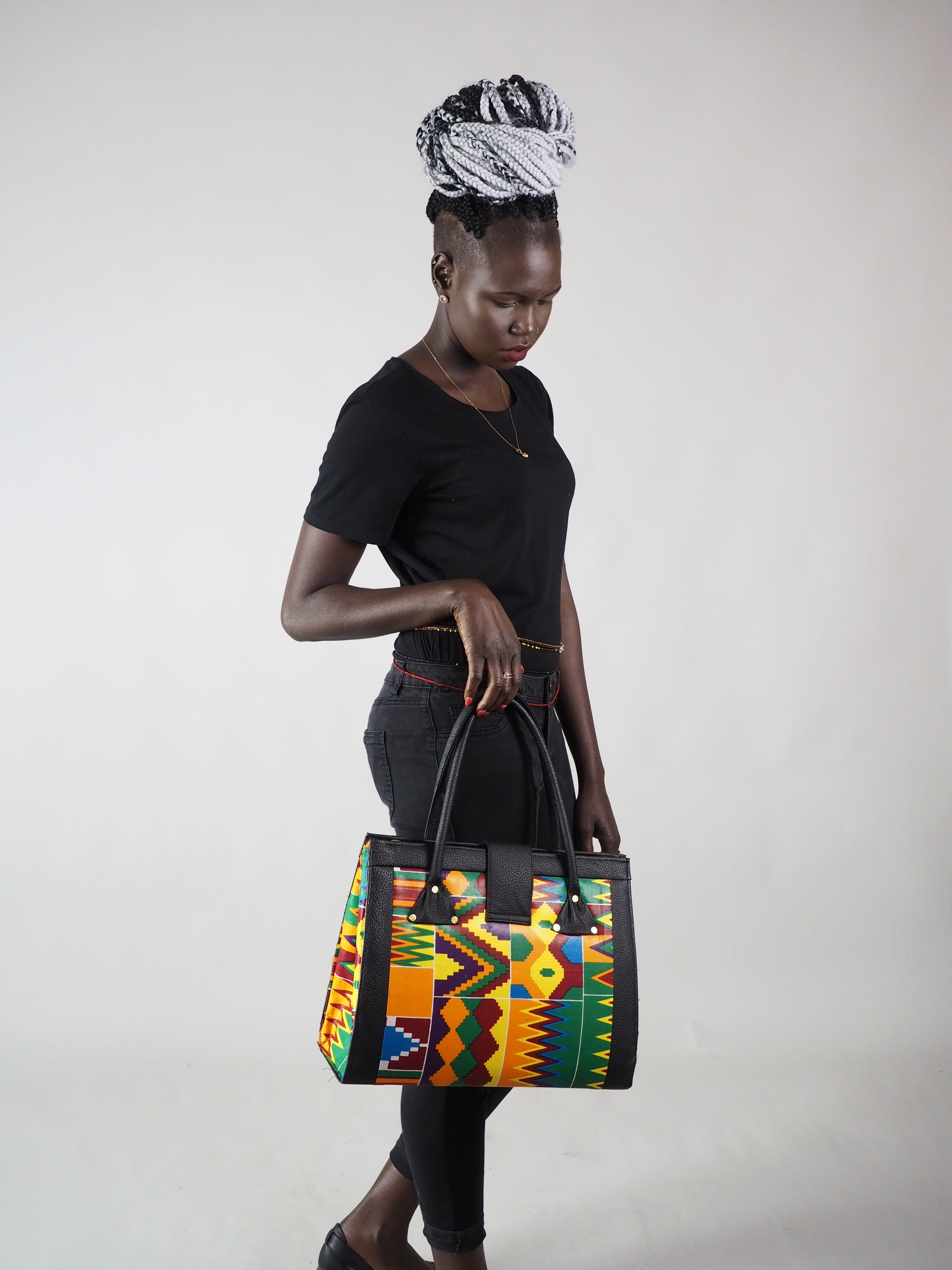 MILLIA HANDMADE AFRICAN PRINT HANDBAG - Afreekline