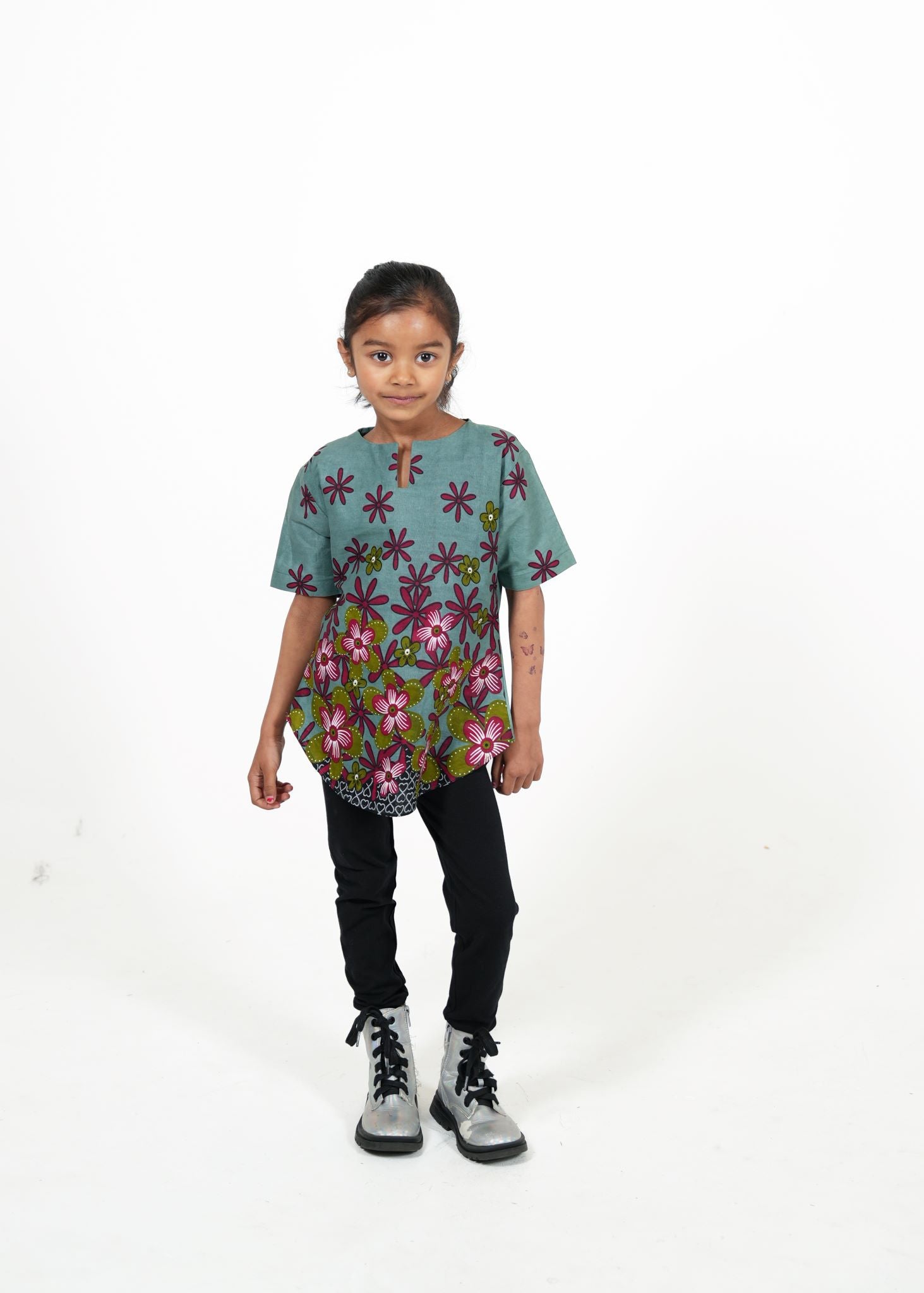 Kids' Floral Dream African Print Shirt