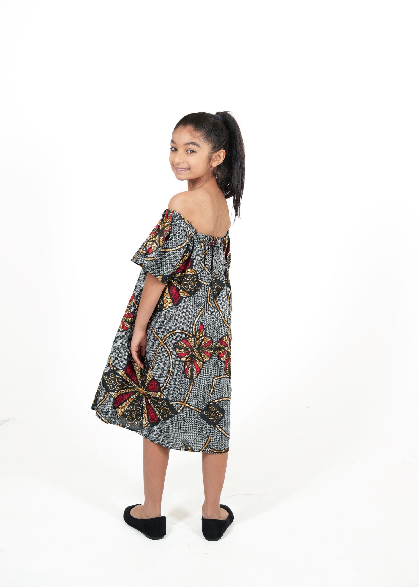 Amalia African Print Kids Dress