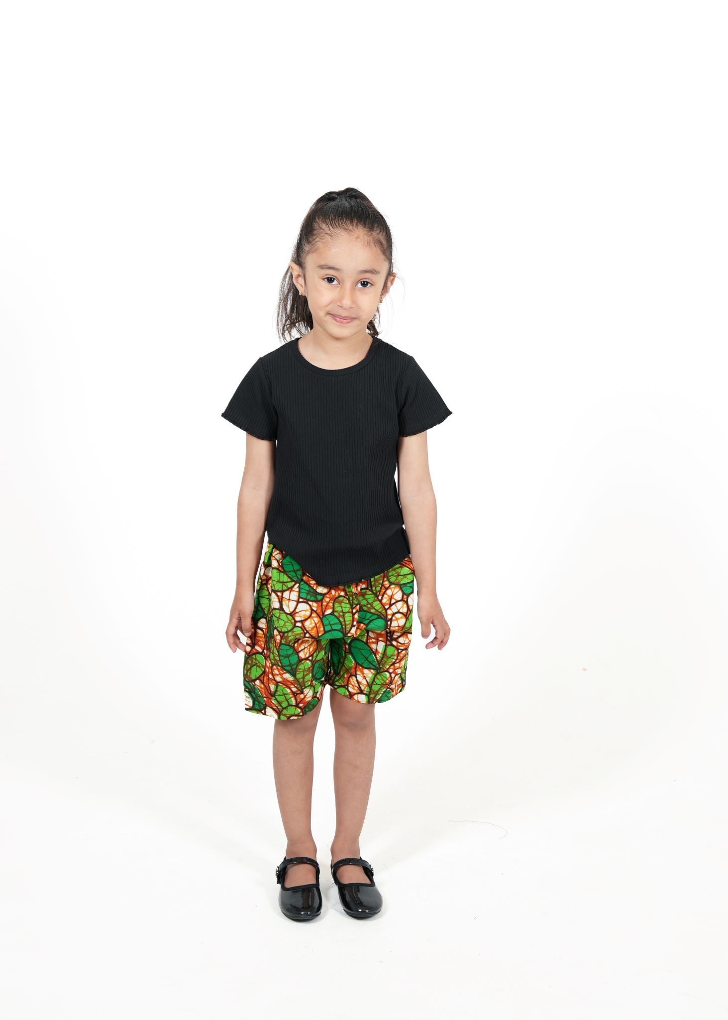 Kids Telia African Print Shorts