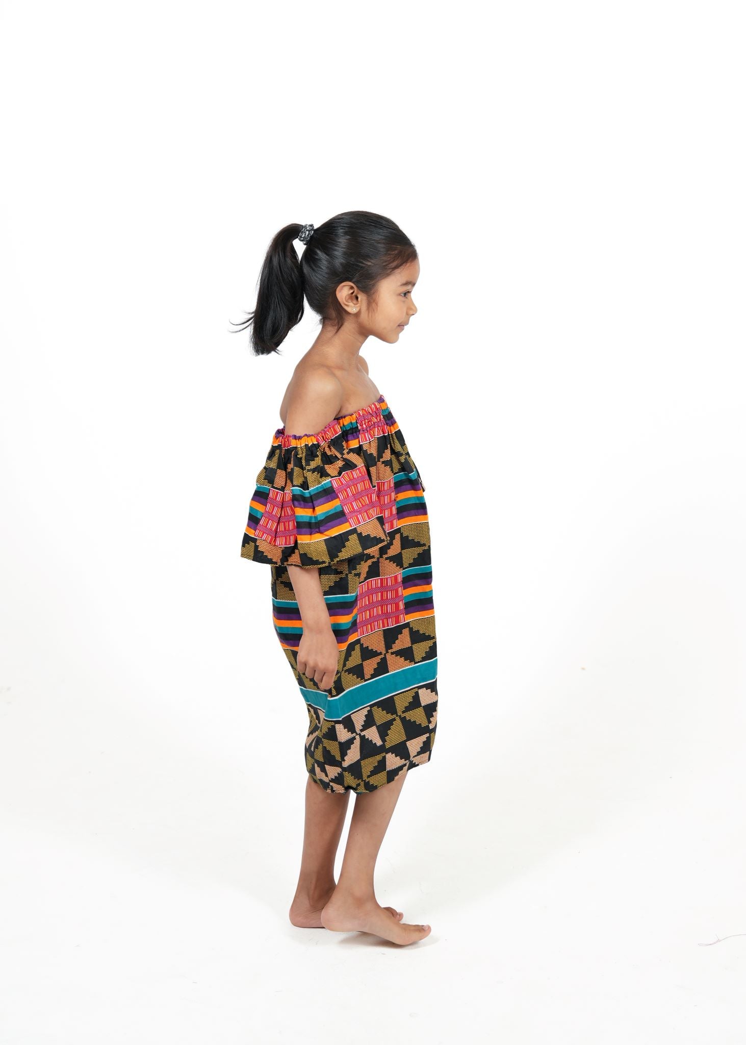 Girls' Heritage Twirl African Print Dress