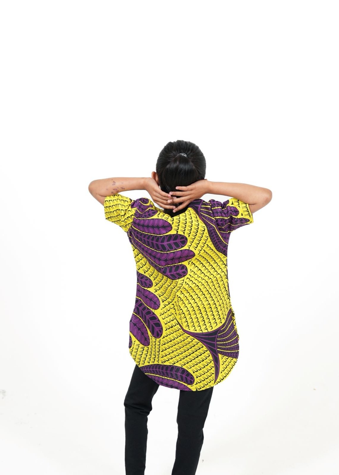 Lavender Dream African Print Unisex Shirt