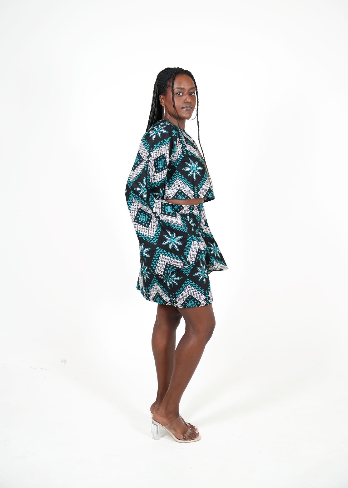 Mandy African Print Skirt Set