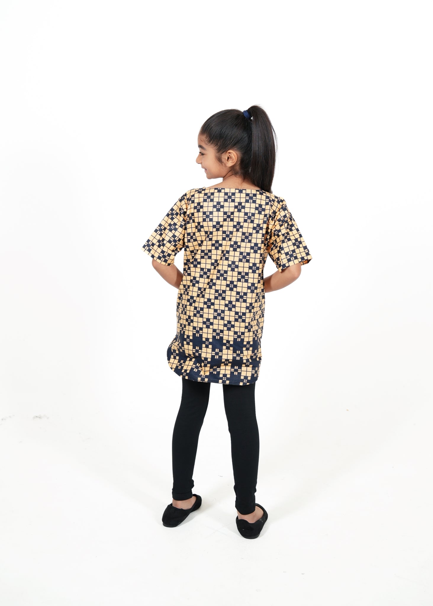 Mia African Print Kids Shirt with Pockets