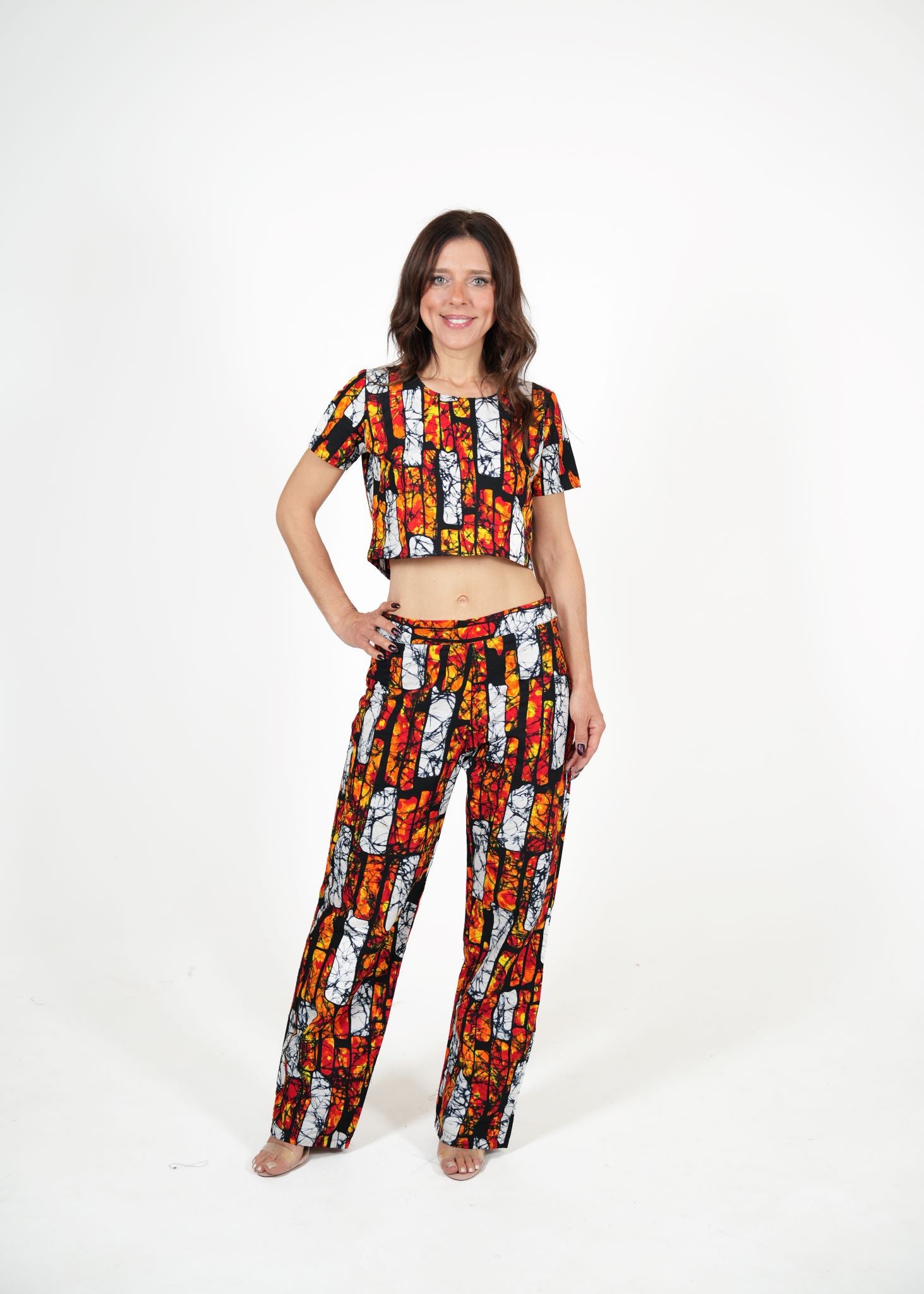 African Print Maheni Set