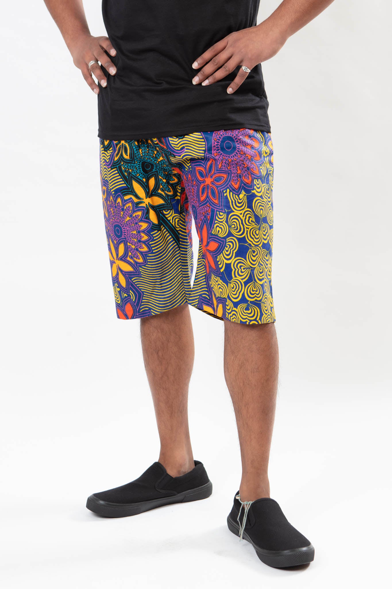 AFRICAN PRINT MEN’S VACATION SHORT