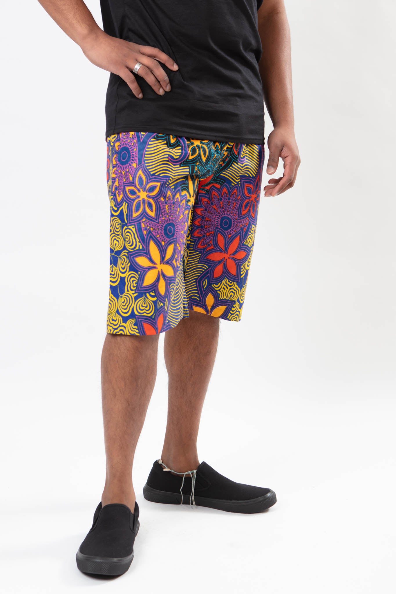 AFRICAN PRINT MEN’S VACATION SHORT