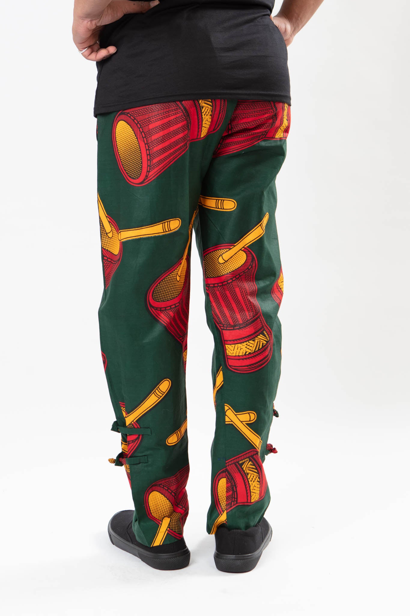 African Print Drum Inspired Unisex Trousers