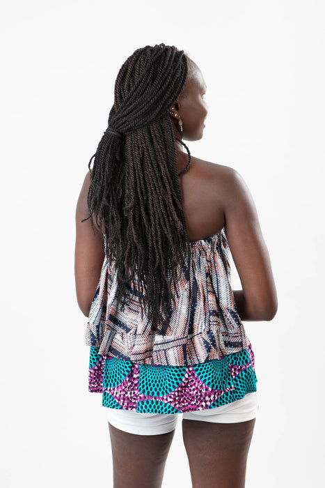 AFRICAN PRINT LADIES TWO-PIECE LAYER