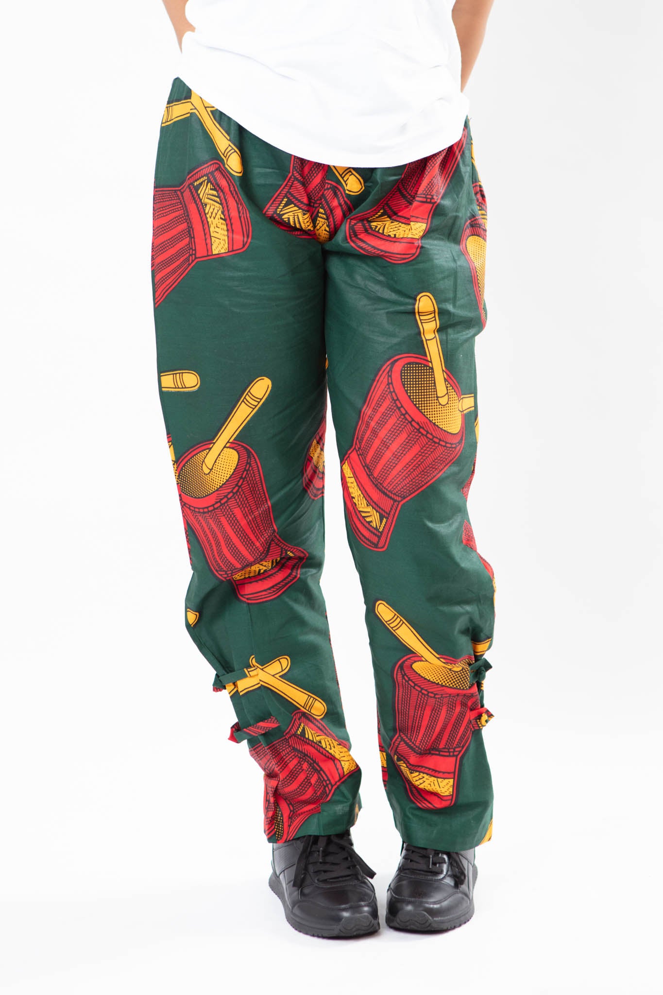 African Print Drum Inspired Unisex Trousers