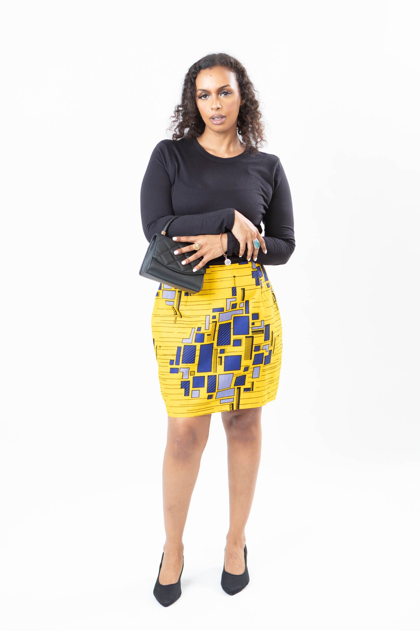 African Print Boho Skirt