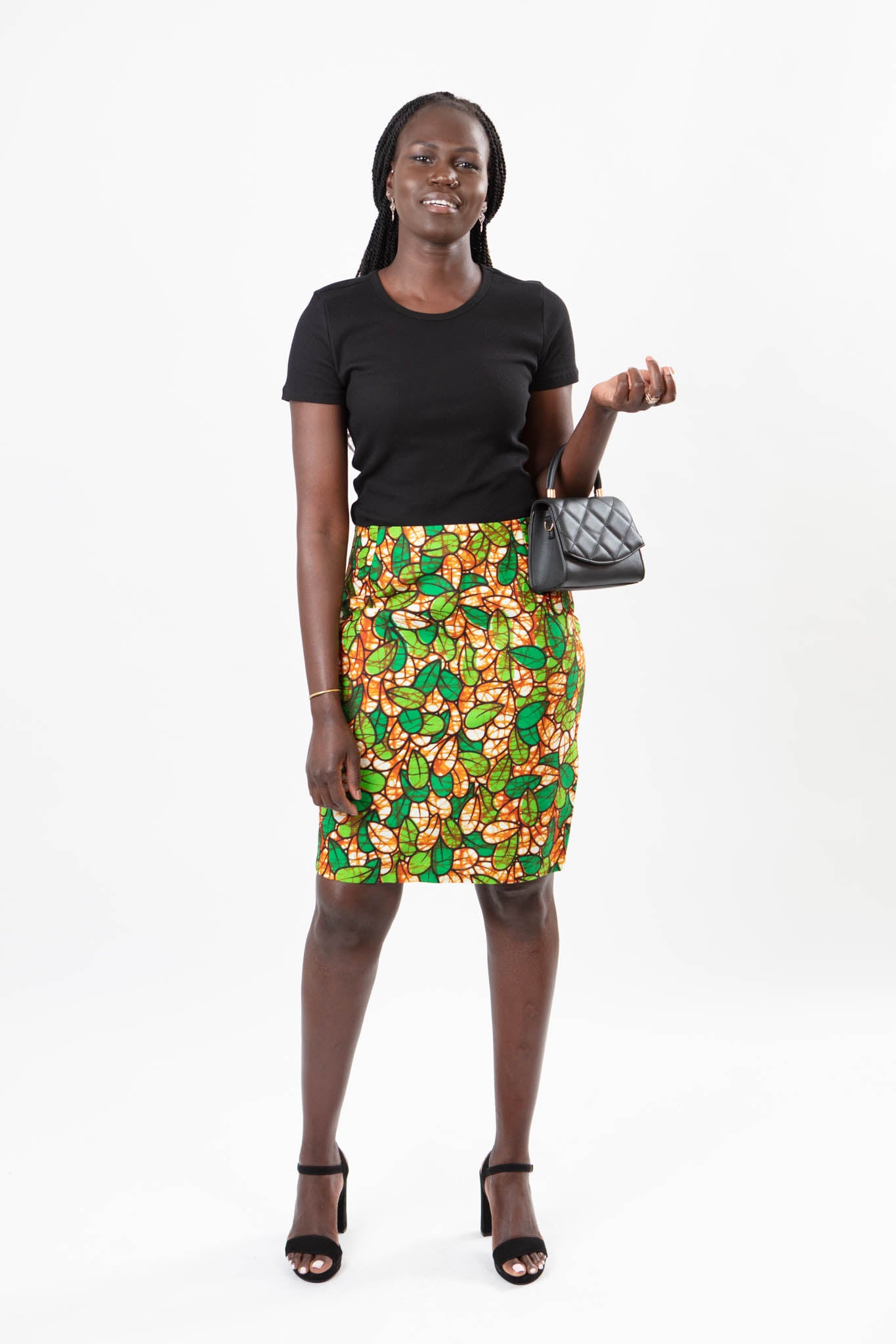 AFRICAN PRINT KITENGE SKIRT