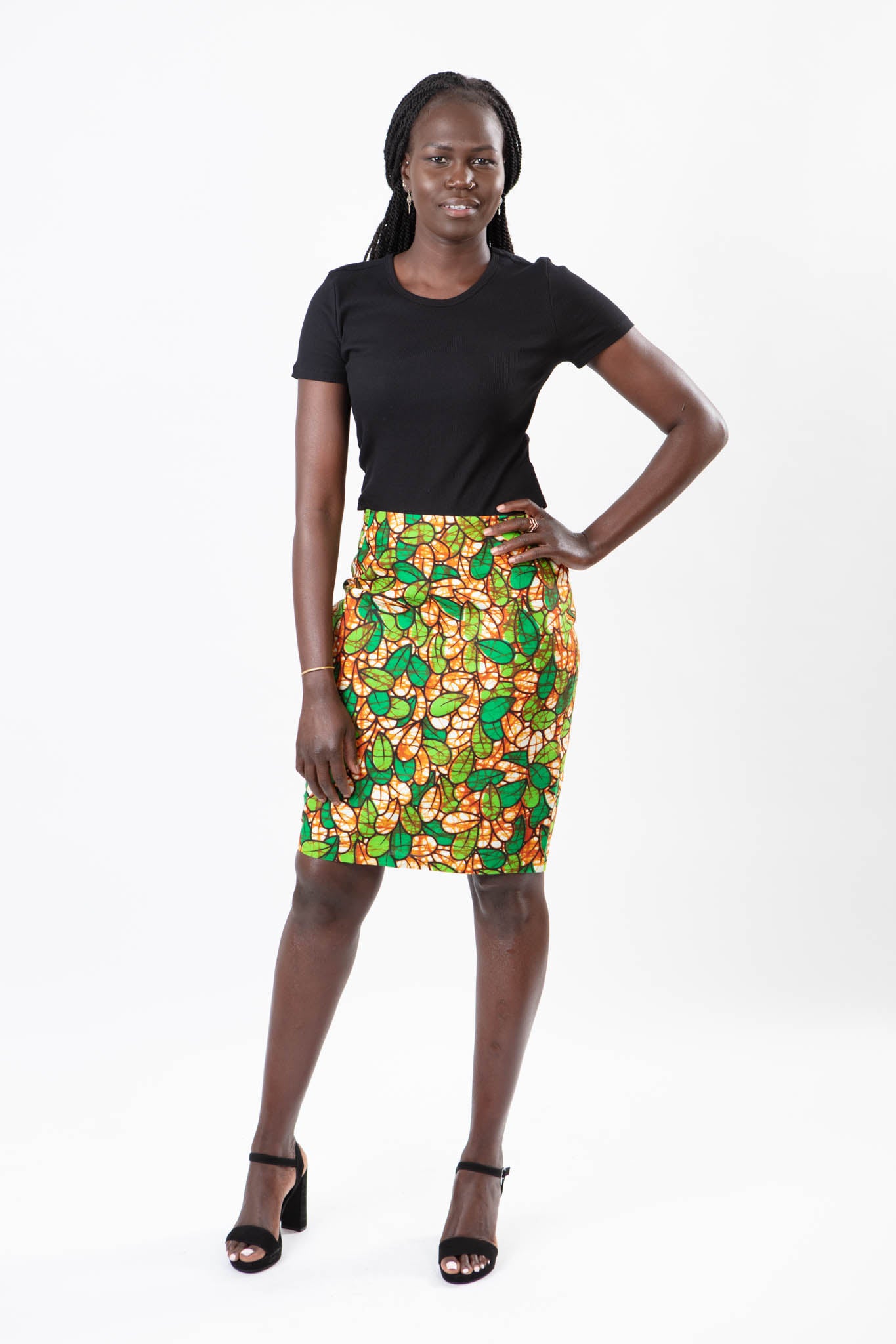 AFRICAN PRINT KITENGE SKIRT