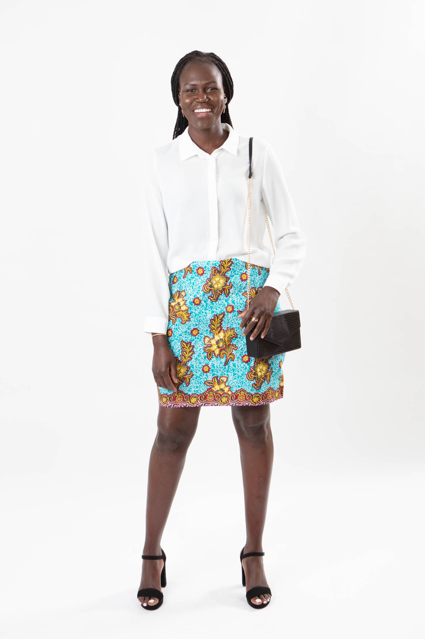 African Print Manio Skirt