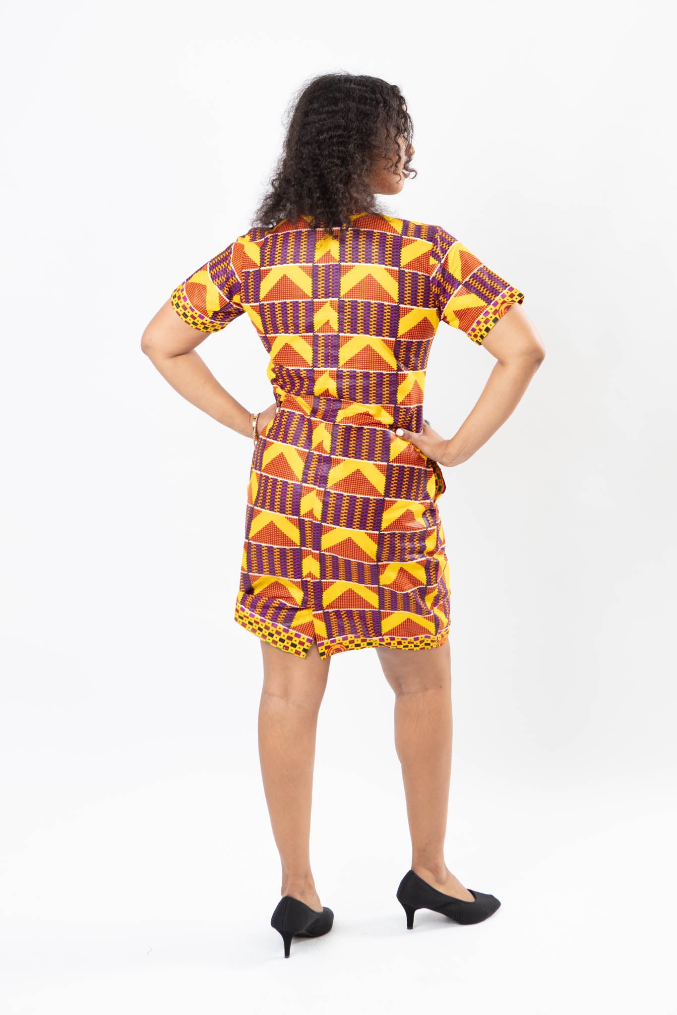 AFRICAN PRINT LADIES ANKARA SHIFT DRESS