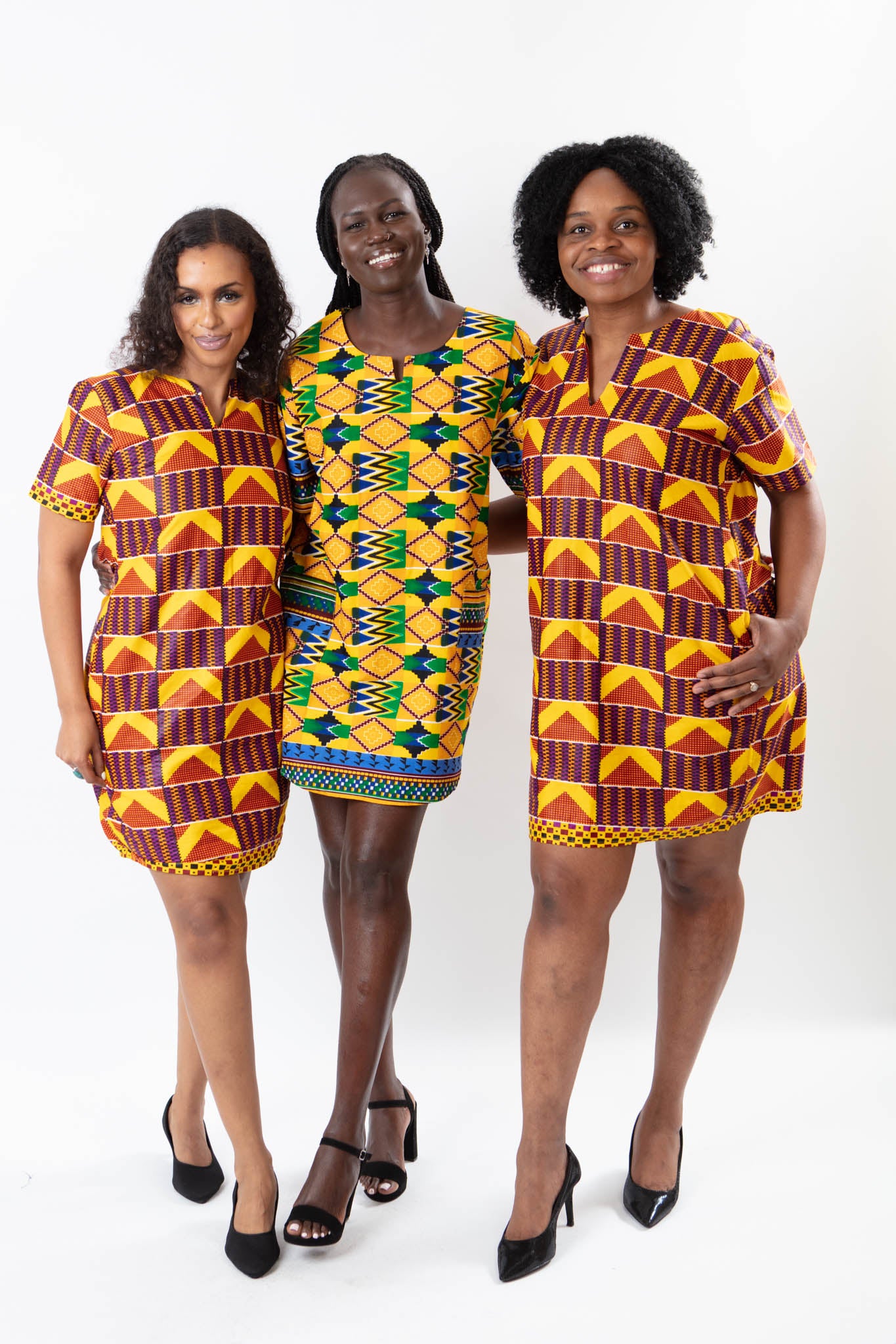 AFRICAN PRINT LADIES ANKARA SHIFT DRESS