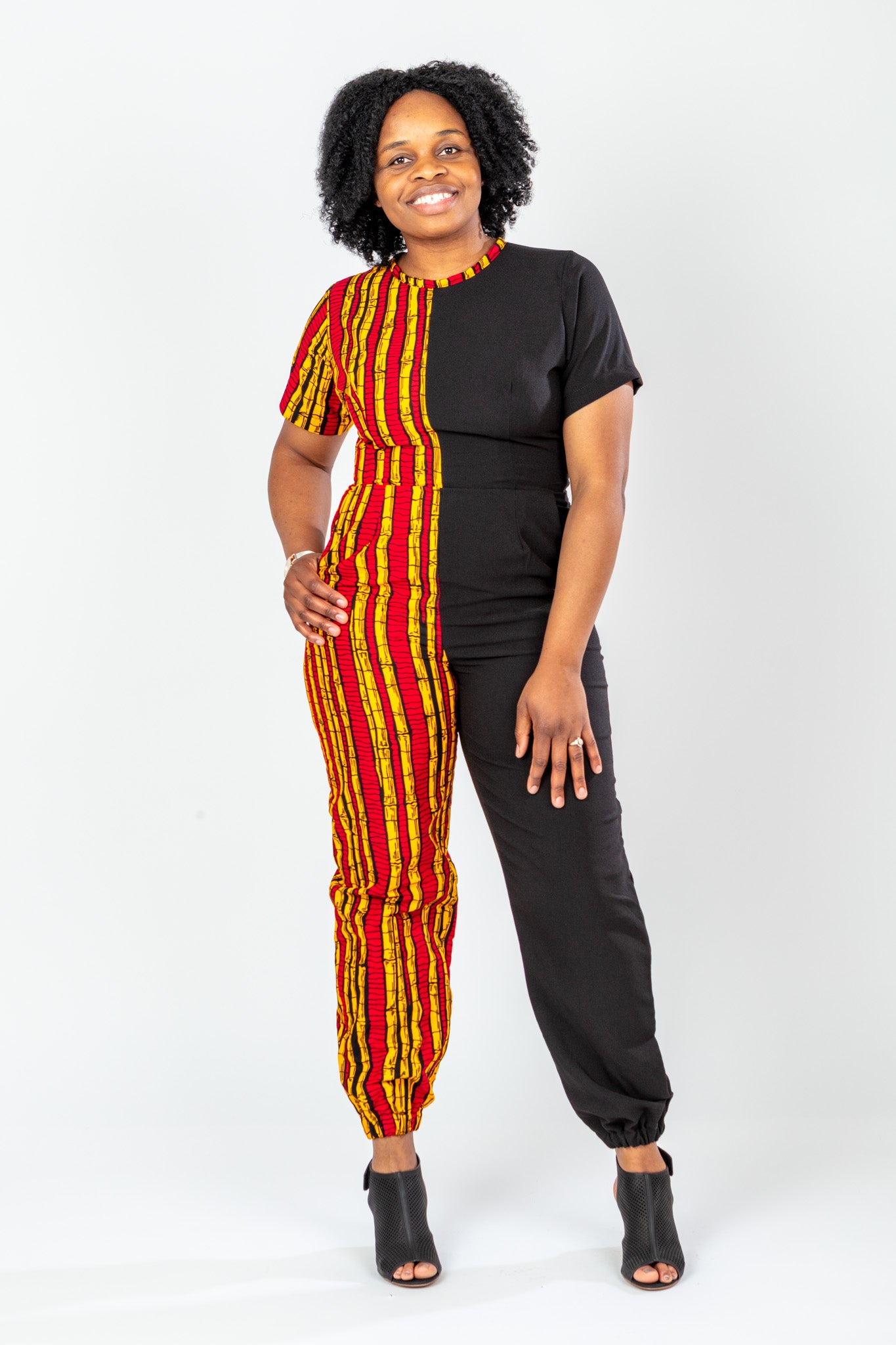 AFRICAN PRINT LADIES COLOURFUL ANKARA JUMPSUIT