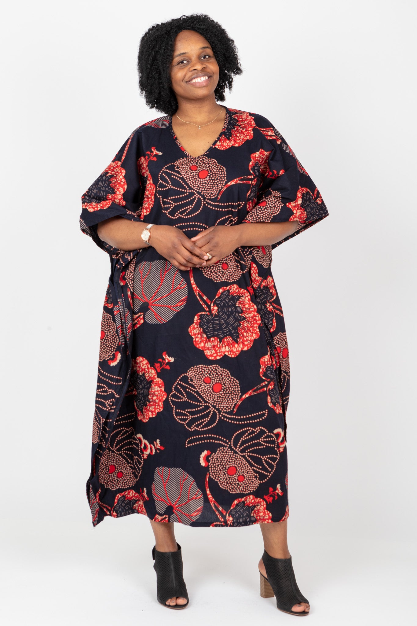 AFRICAN PRINT LADIES MAXI ANKARA DRESS