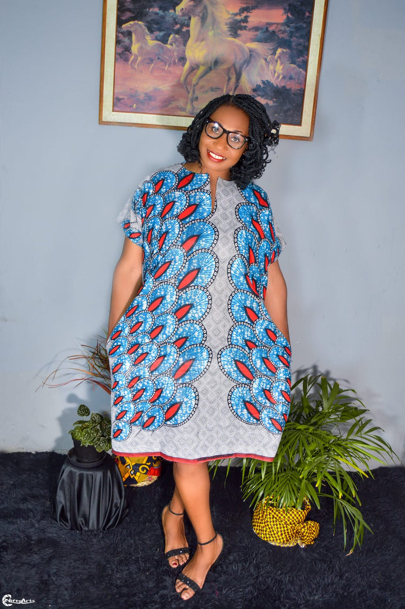 Peacock african shop print dresses