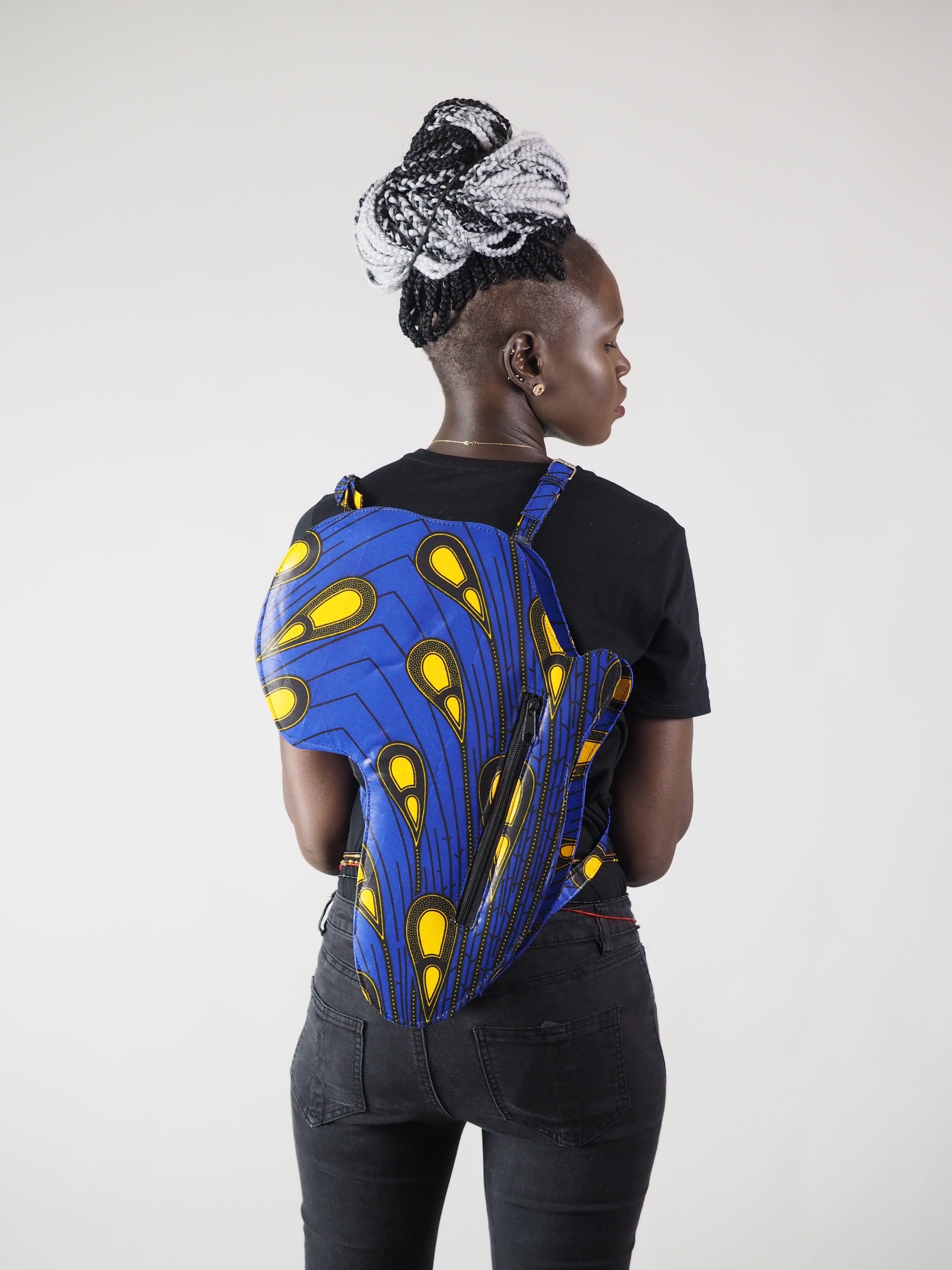 HANDMADE AFRICAN MAP OBYIE BACK PACK - Afreekline