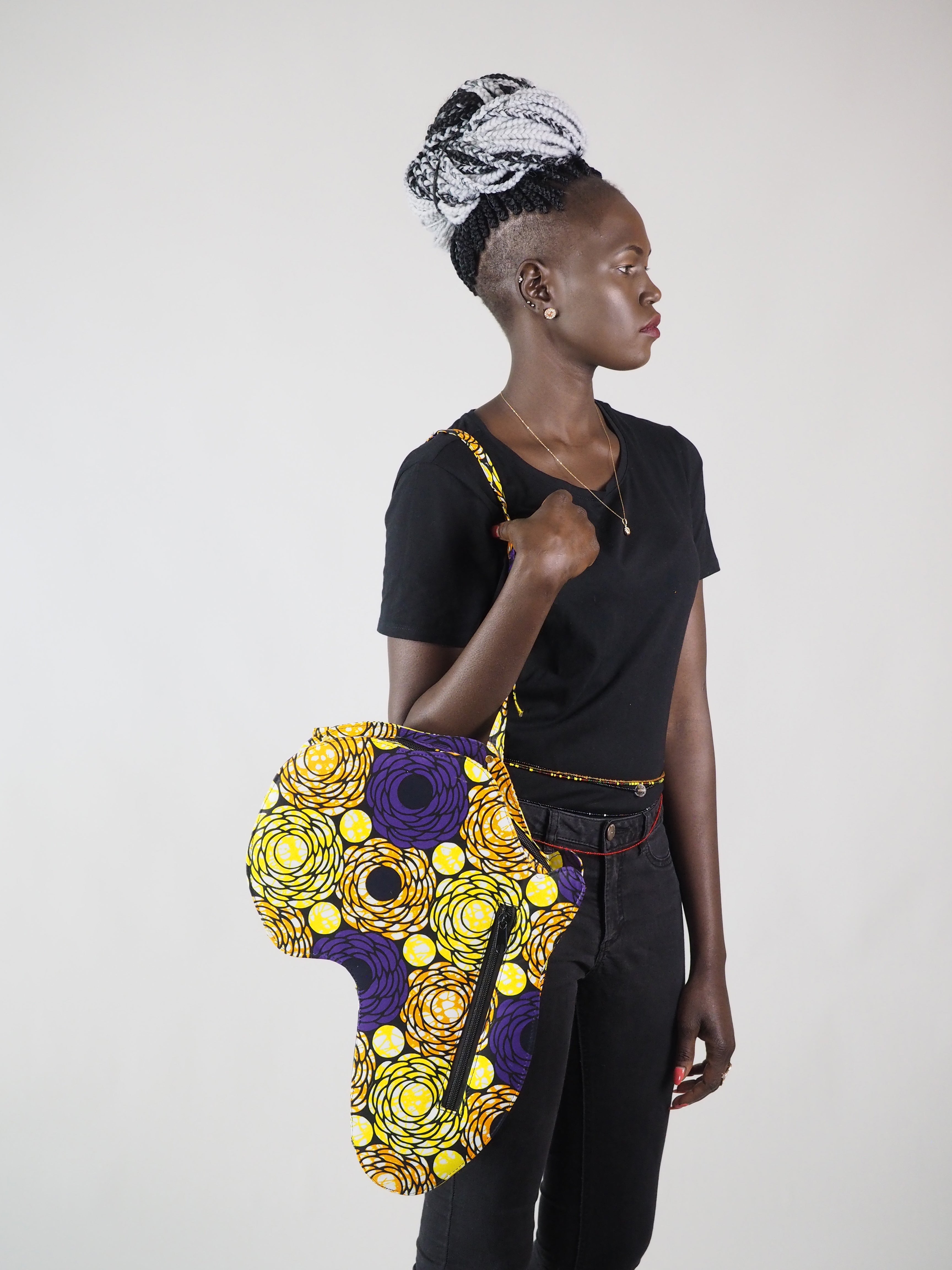 HANDMADE AFRICAN MAP TYNER BACK PACK - Afreekline