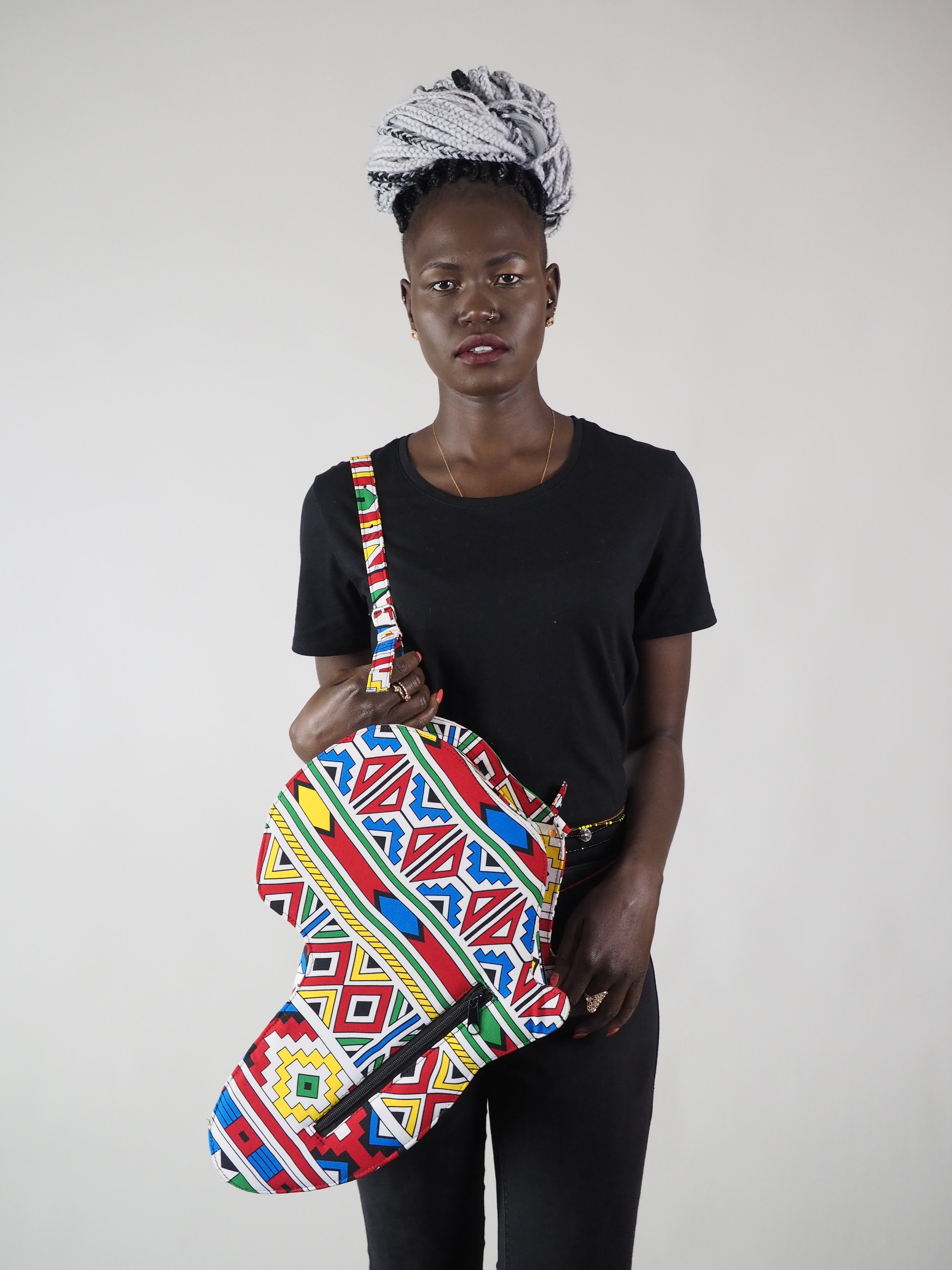 HANDMADE AFRICAN MAP SONDEYA BACK PACK - Afreekline