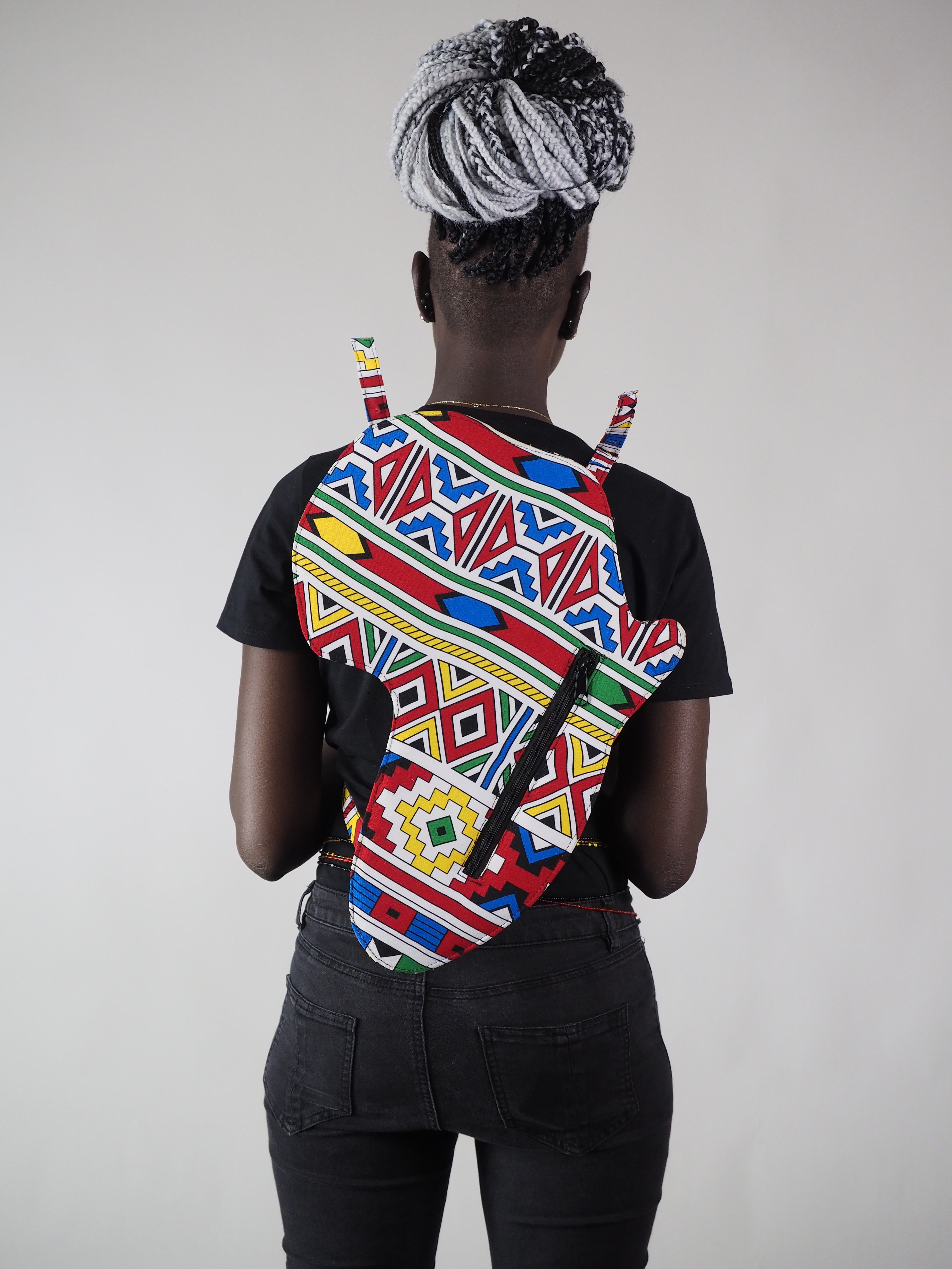 HANDMADE AFRICAN MAP SONDEYA BACK PACK - Afreekline