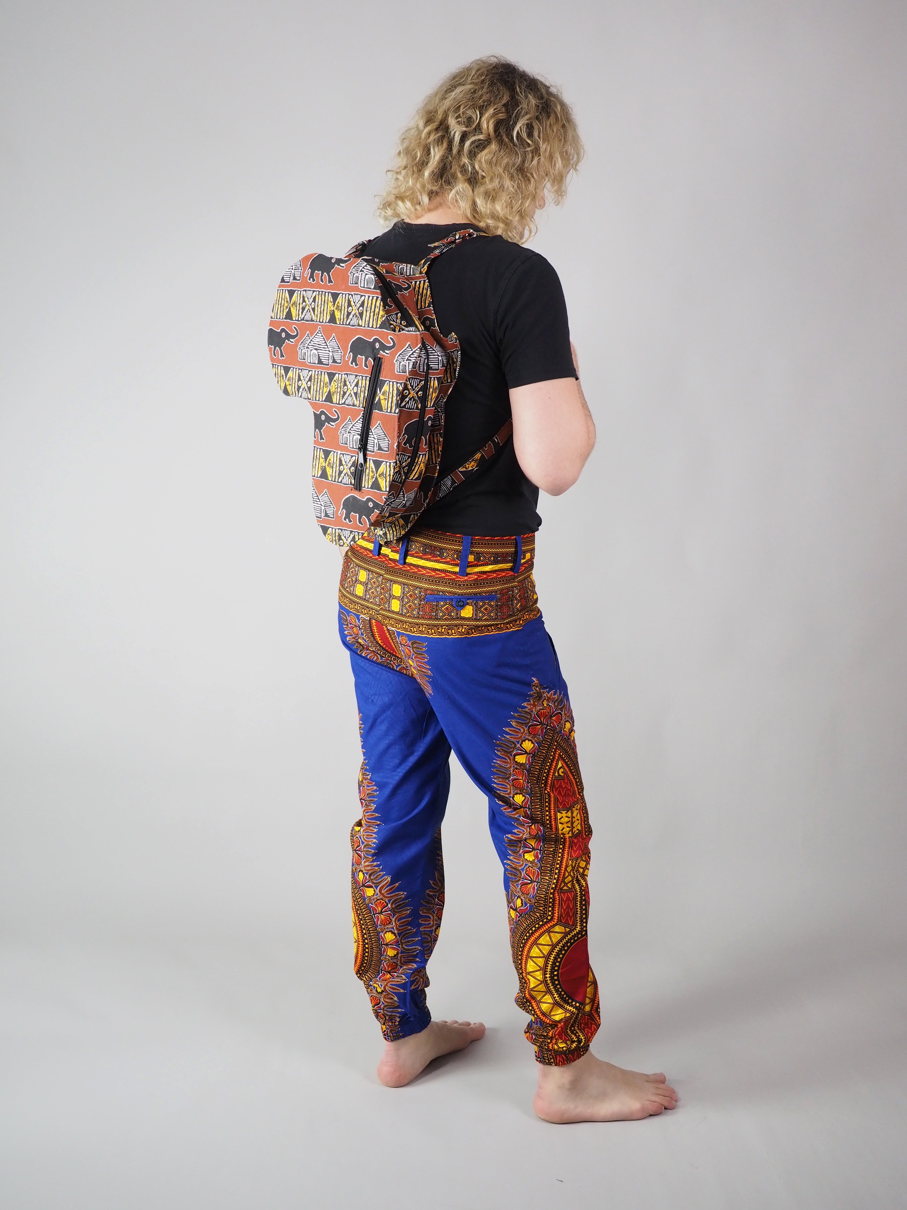 HANDMADE AFRICAN MAP JEON BACK PACK - Afreekline