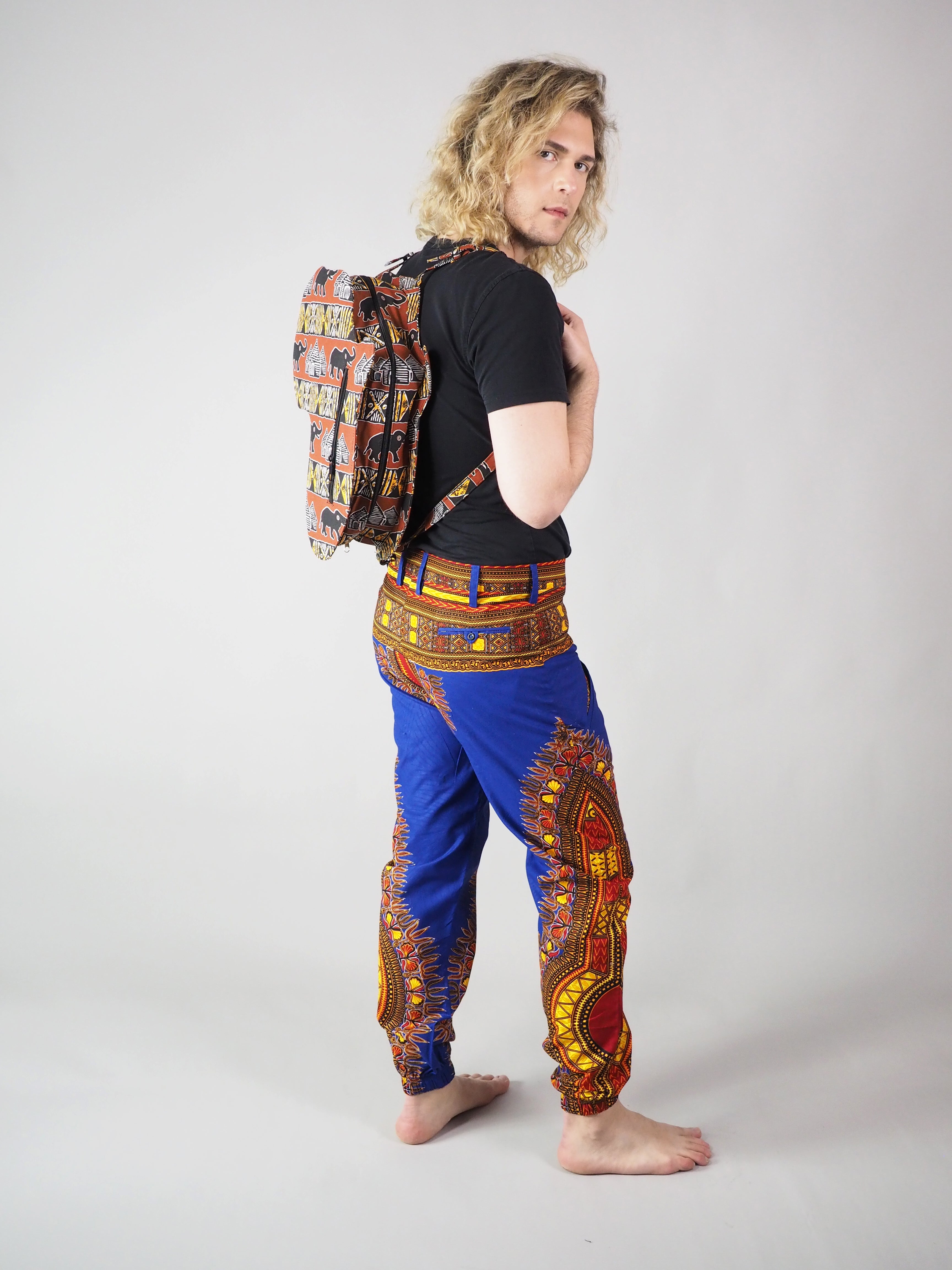 HANDMADE AFRICAN MAP JEON BACK PACK - Afreekline