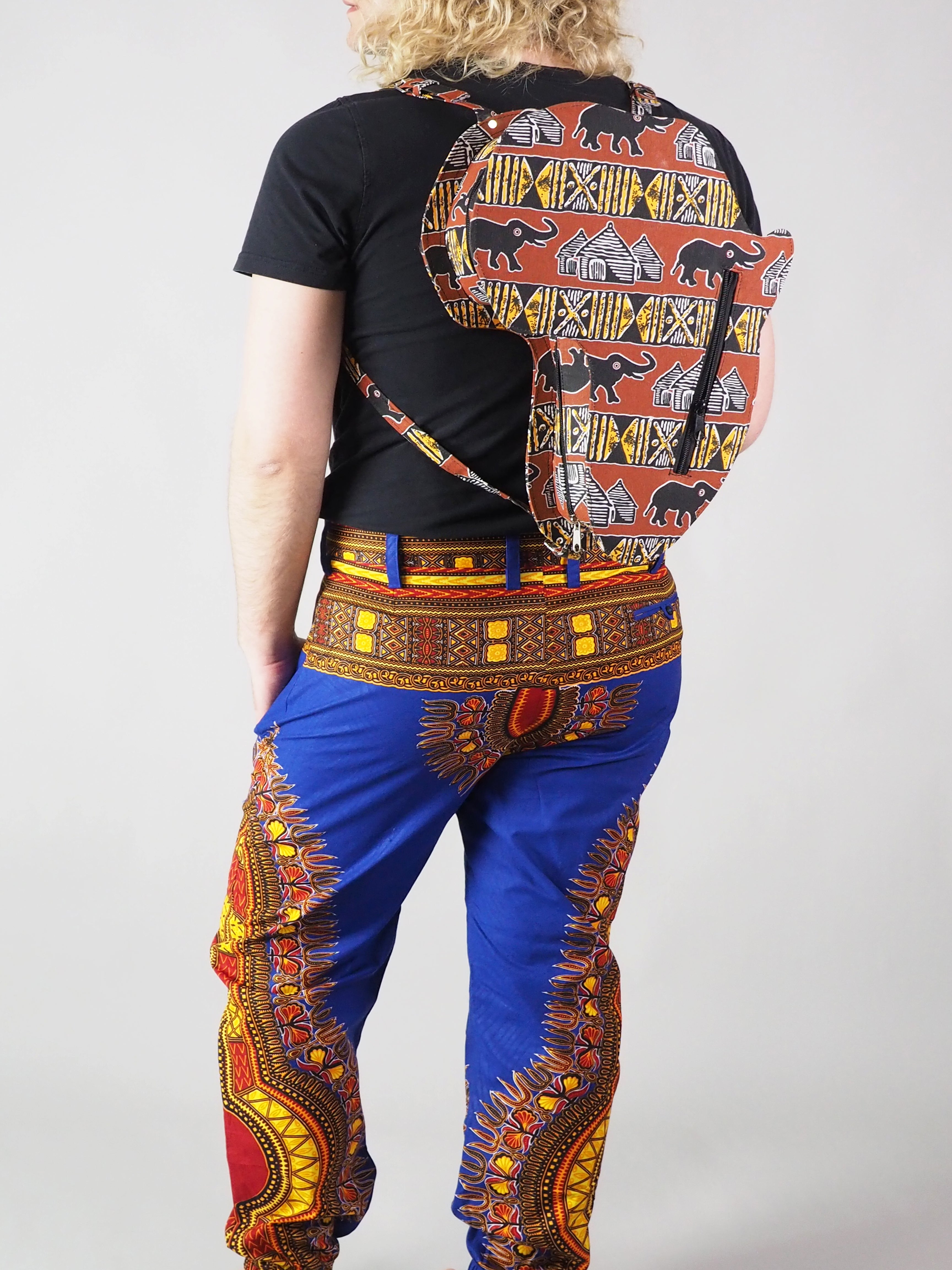 HANDMADE AFRICAN MAP JEON BACK PACK - Afreekline