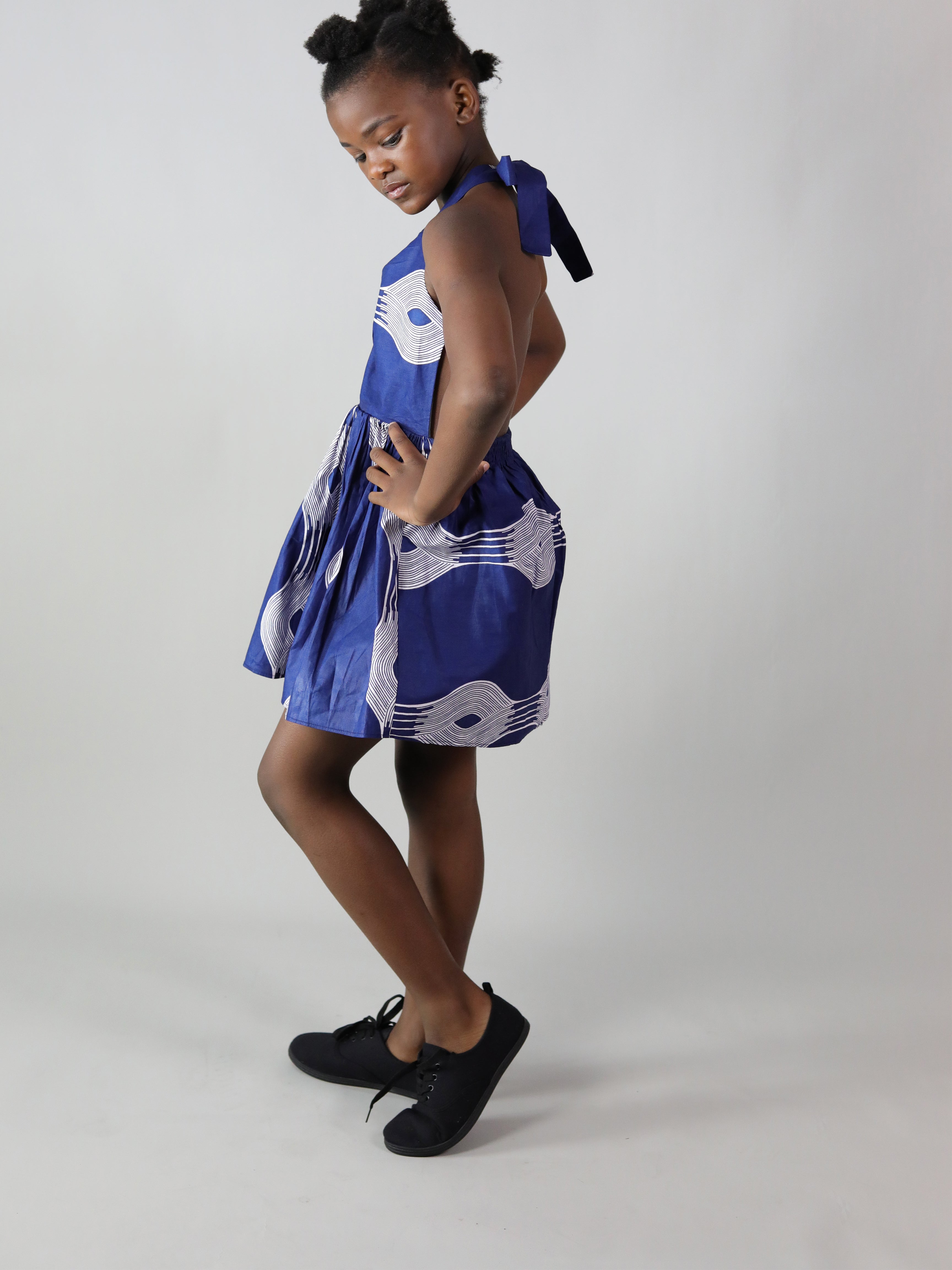 AMARE AFRICAN PRINT KIDS DRESS - Afreekline