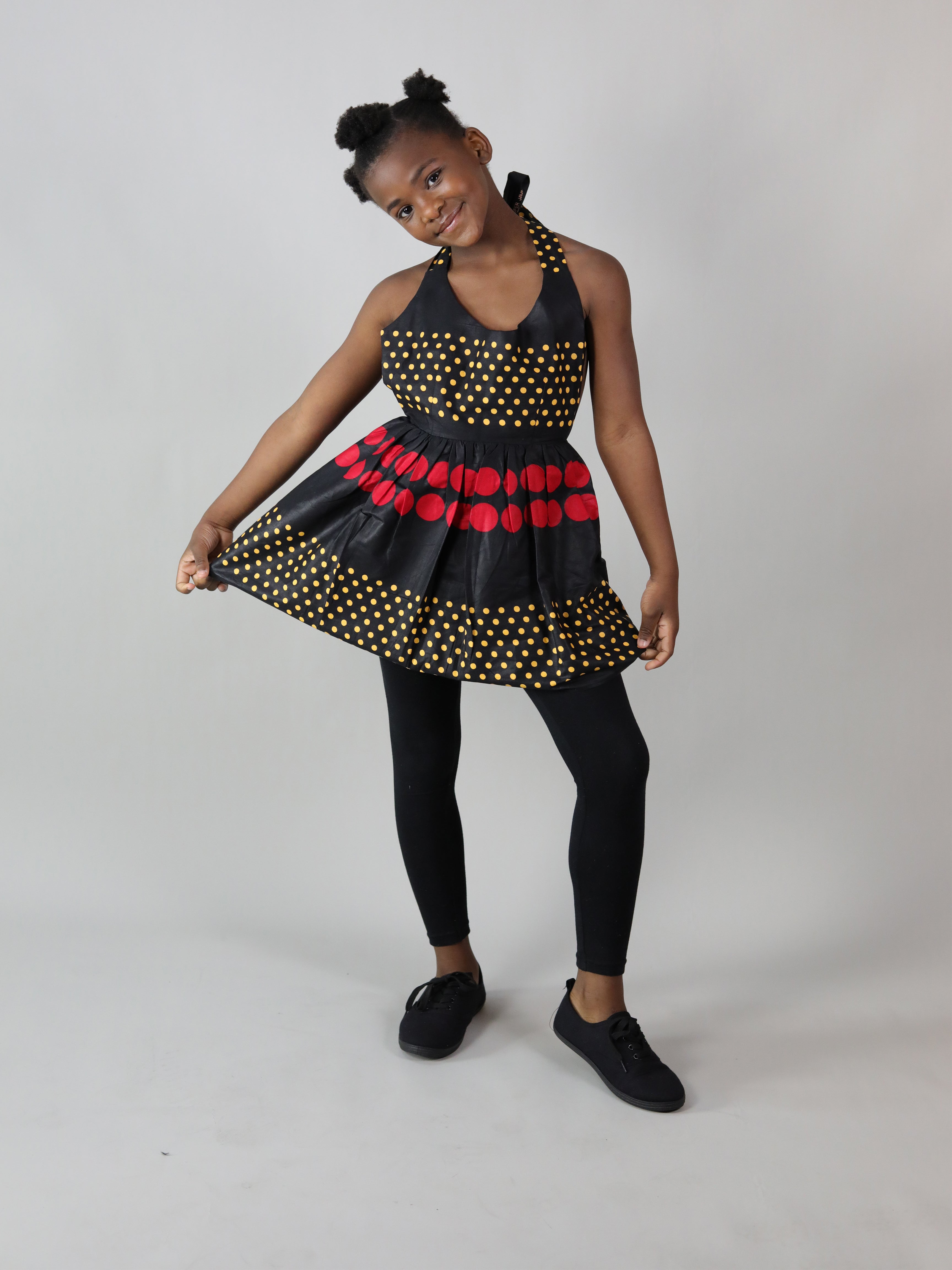 AMARE AFRICAN PRINT KIDS DRESS - Afreekline