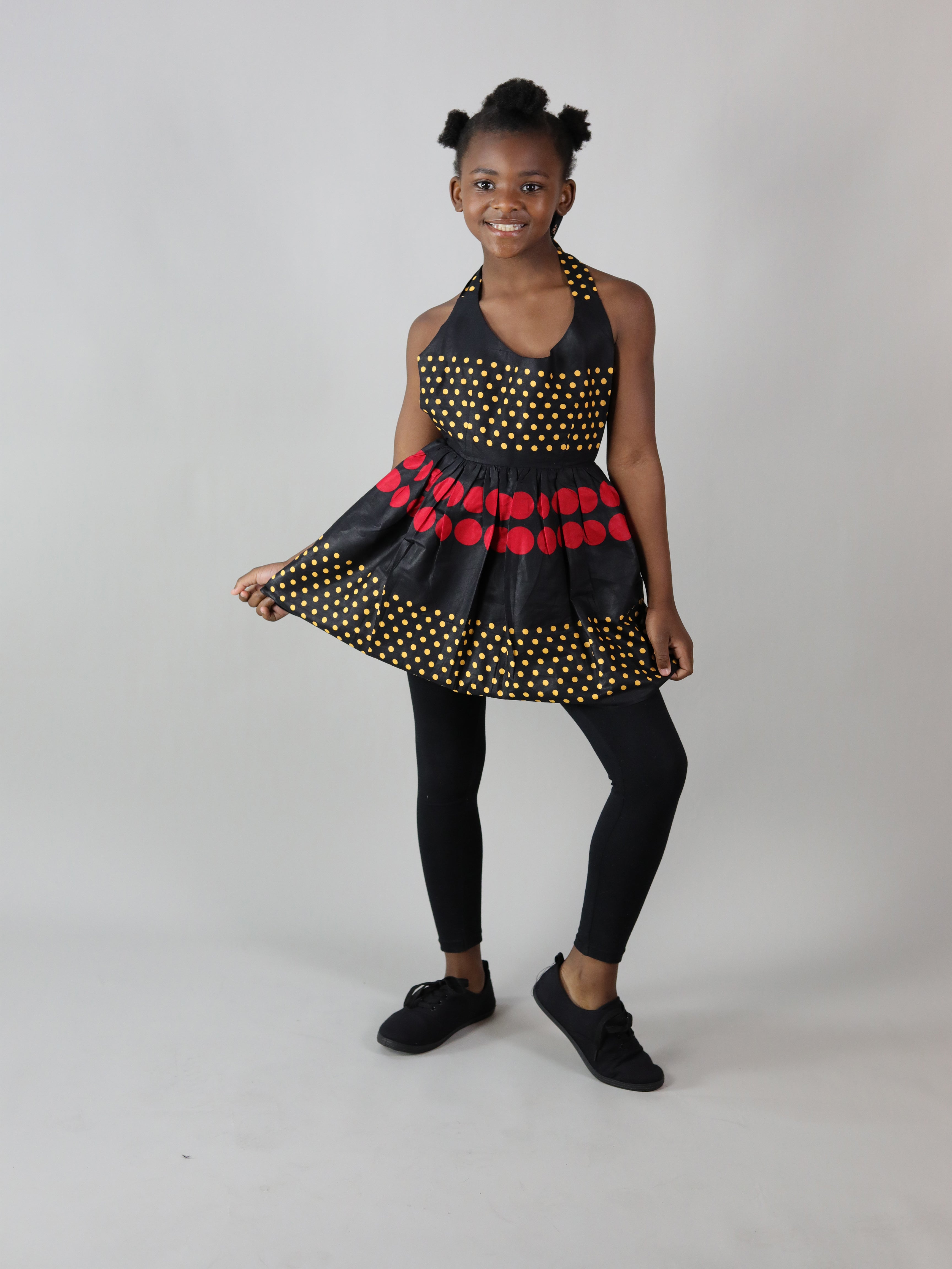 AMARE AFRICAN PRINT KIDS DRESS - Afreekline