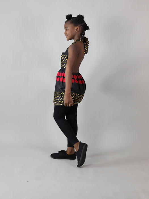 AMARE AFRICAN PRINT KIDS DRESS - Afreekline