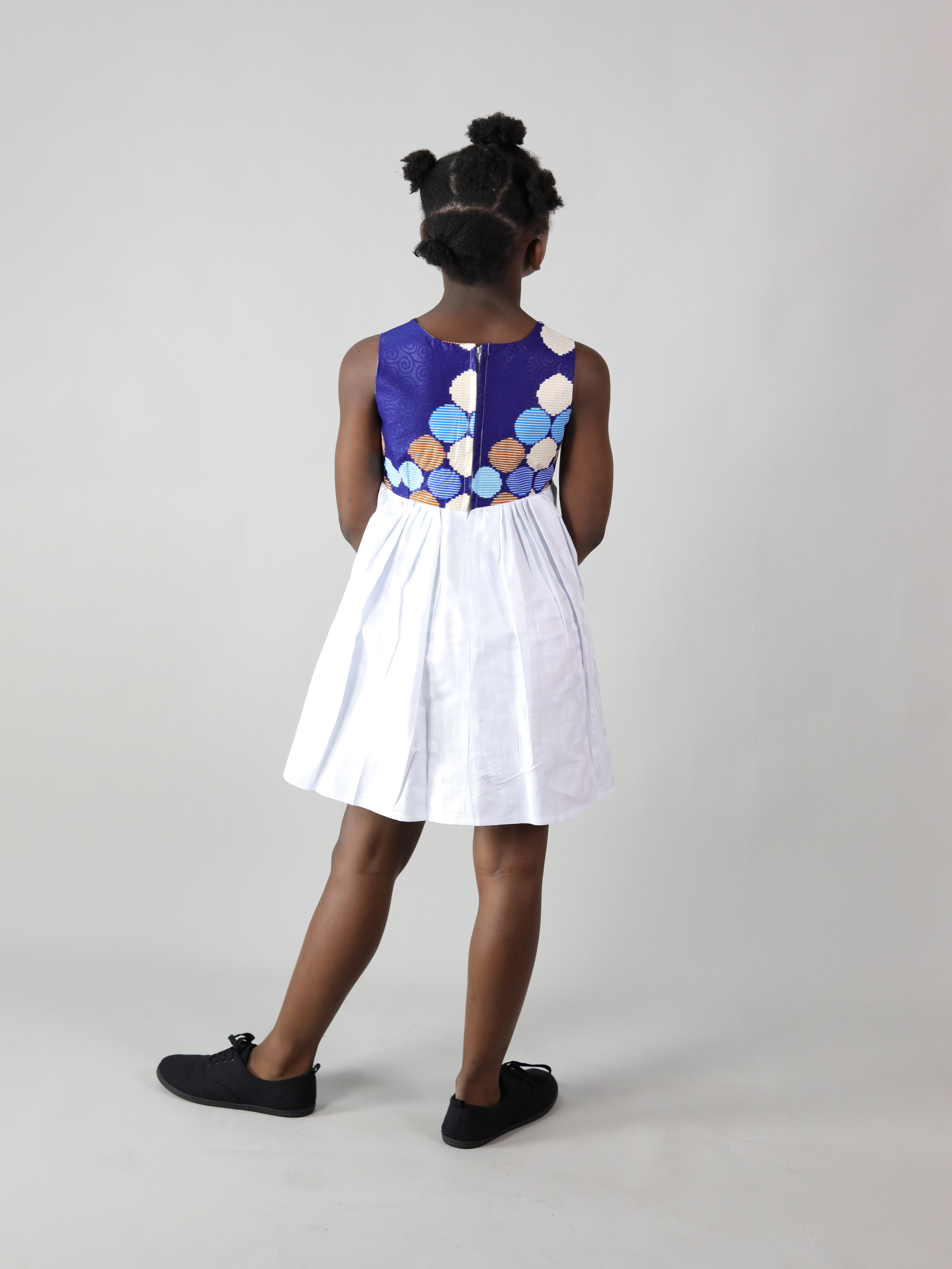 SALEM AFRICAN PRINT KIDS DRESS - Afreekline