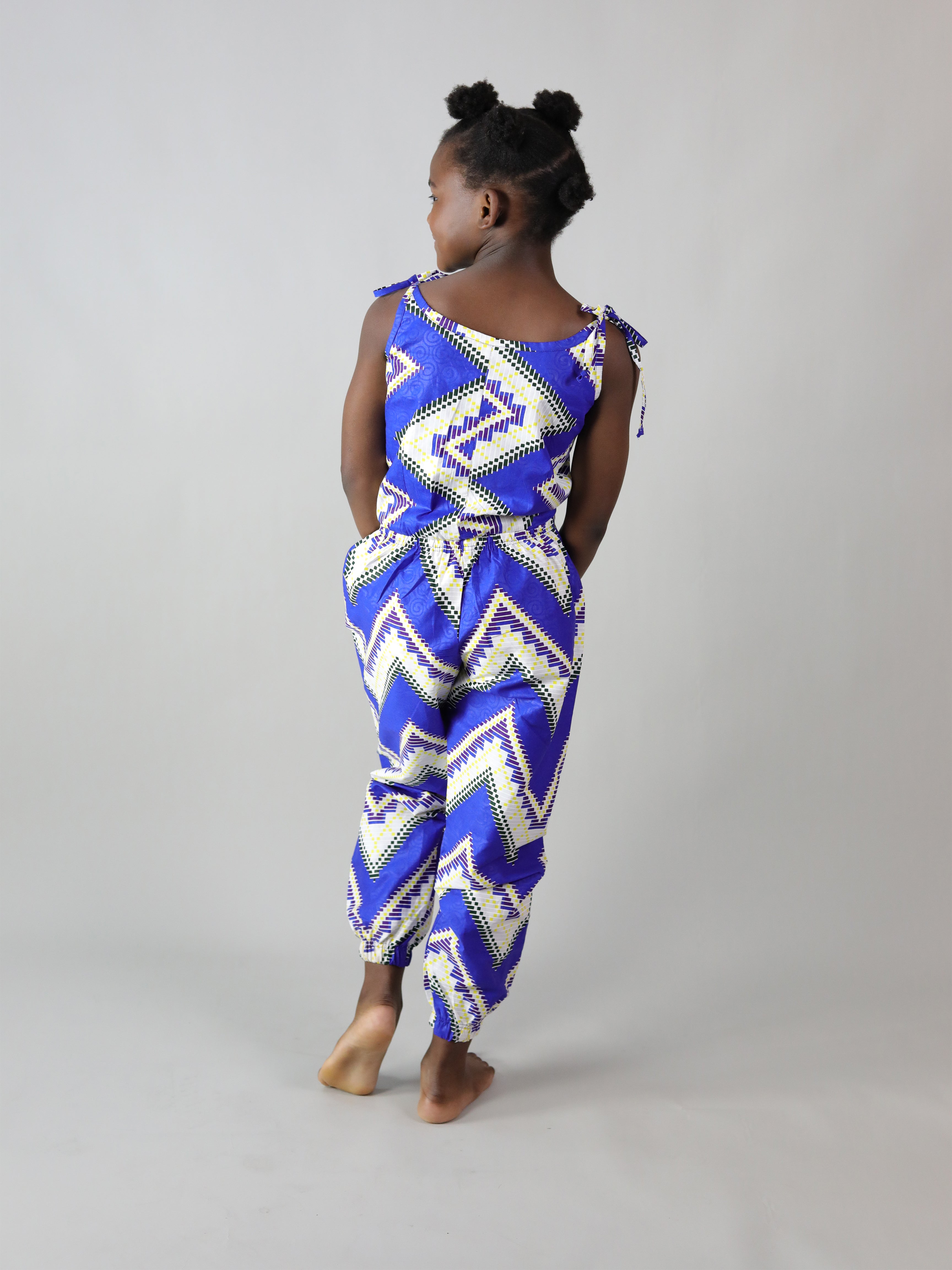 WAYA AFRICAN PRINT KIDS JUMPSUIT - Afreekline