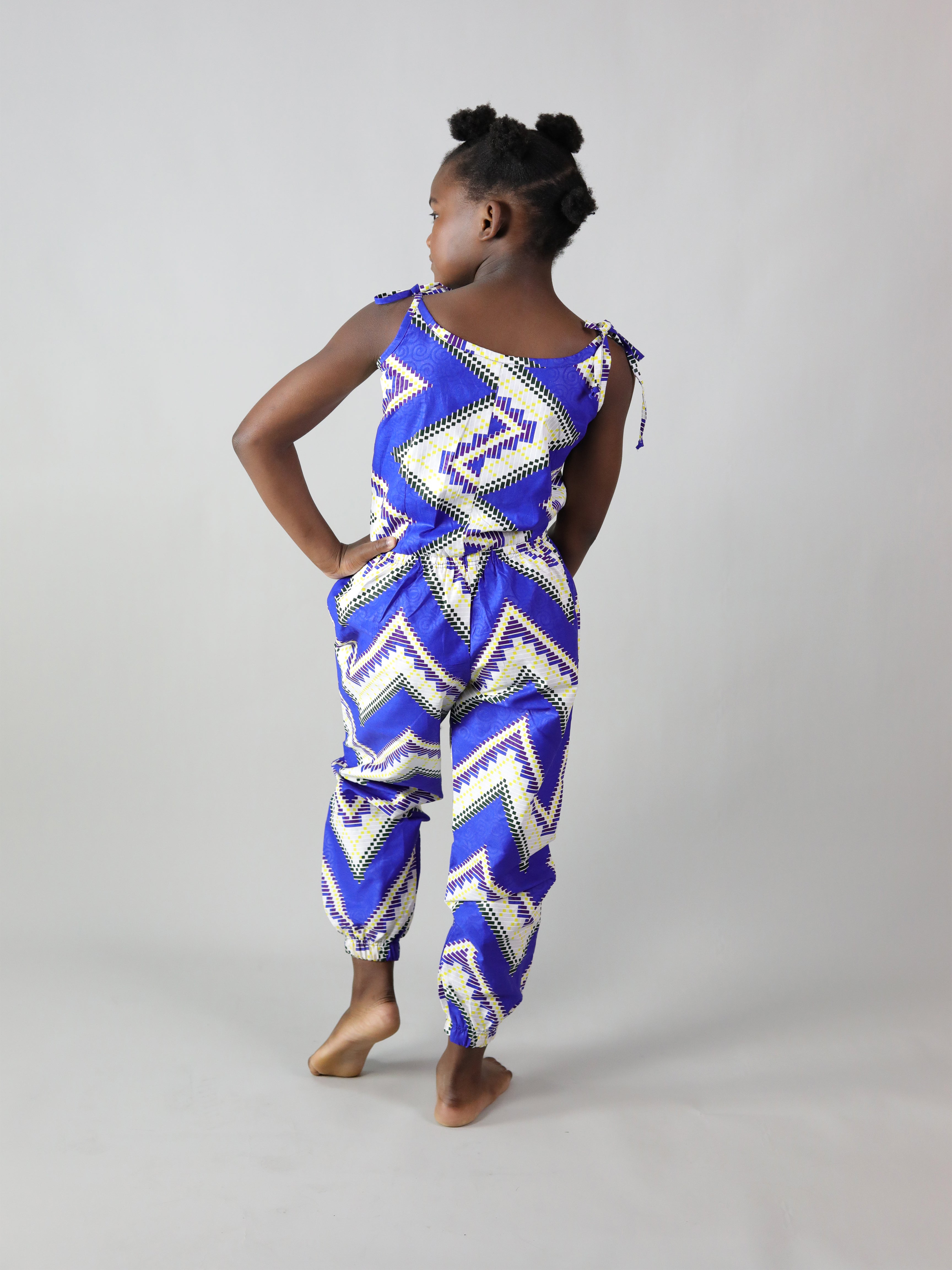 WAYA AFRICAN PRINT KIDS JUMPSUIT - Afreekline