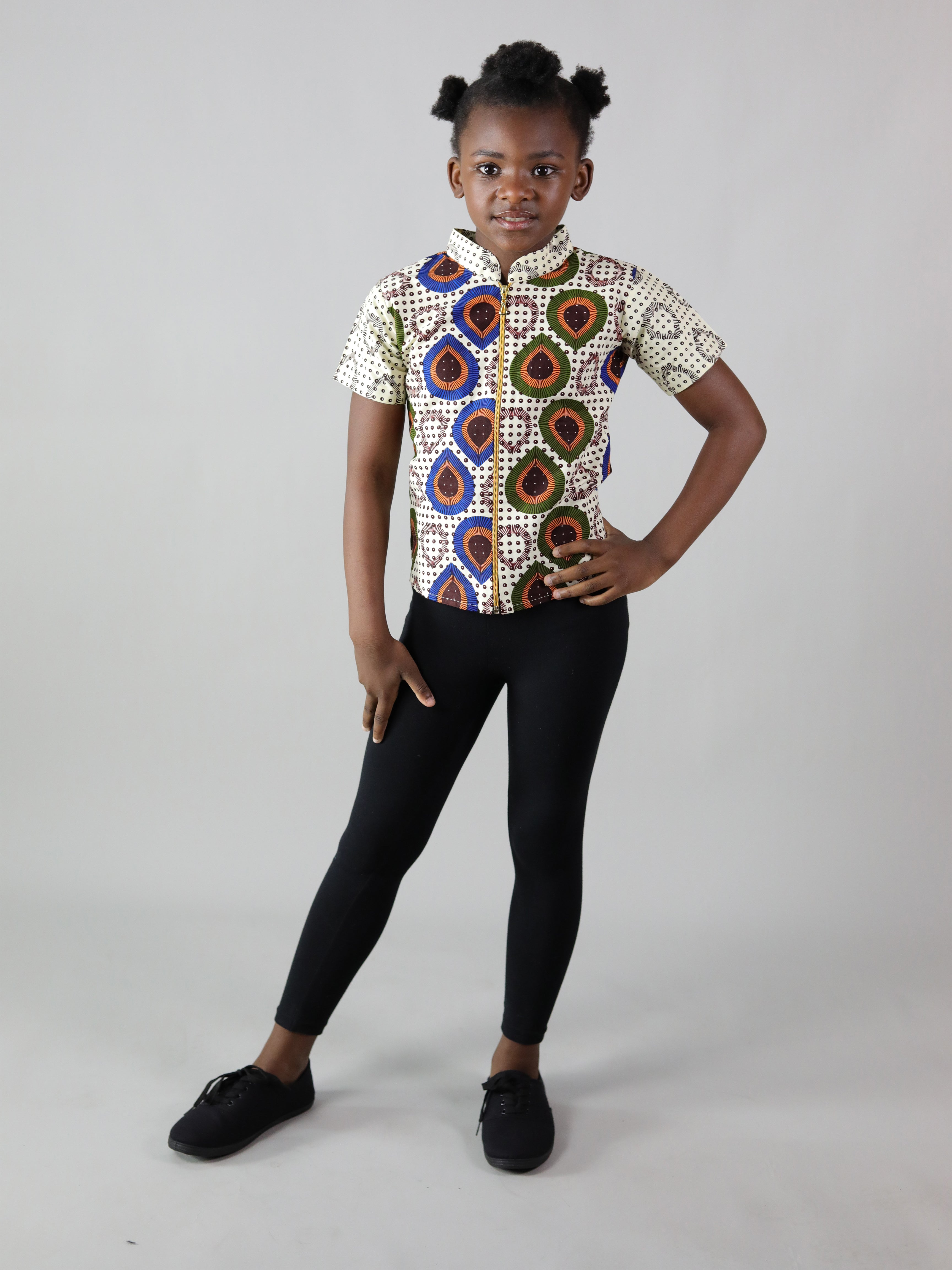 MIYANI AFRICAN PRINT KIDS SHIRT - Afreekline