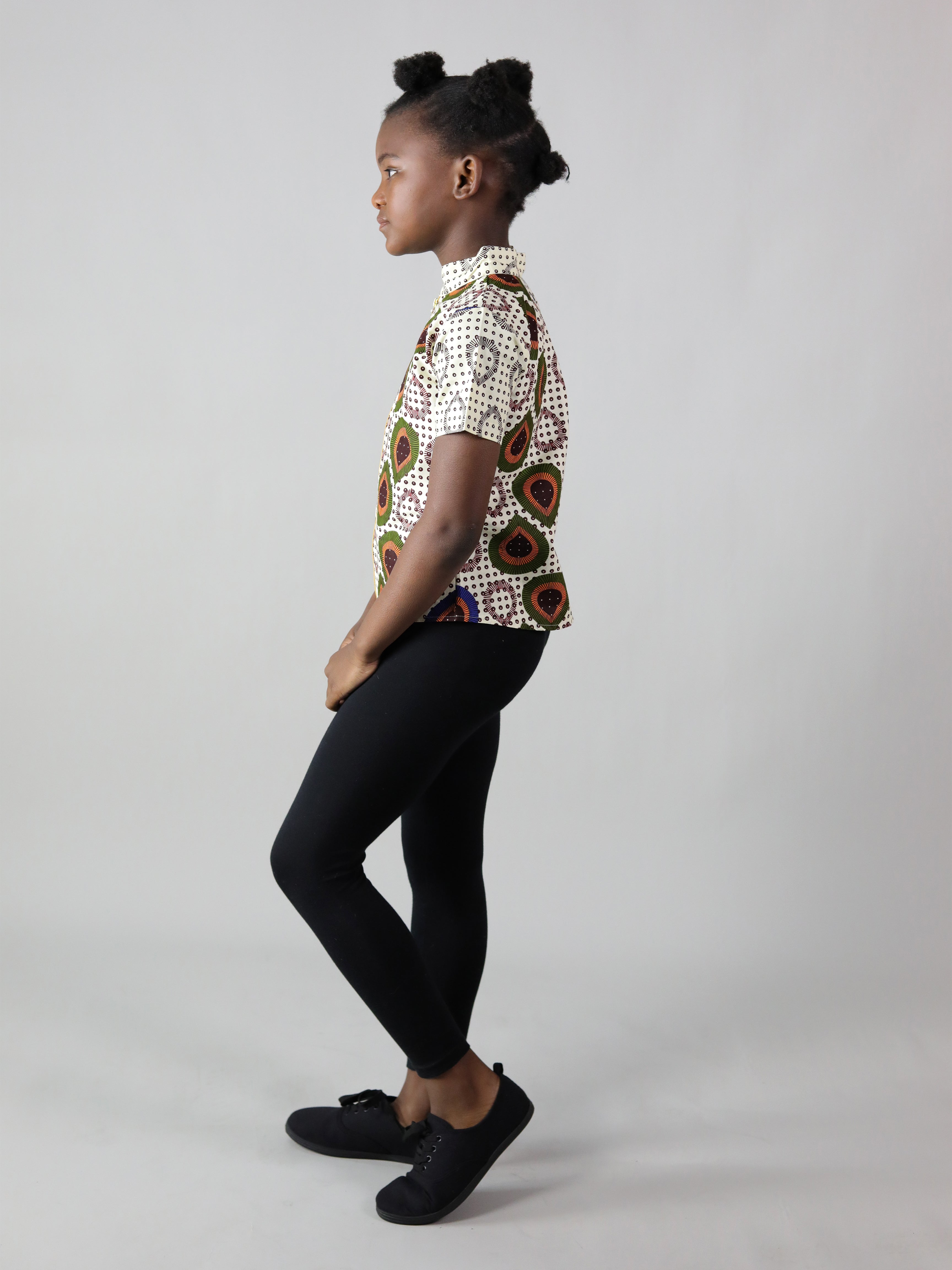 MIYANI AFRICAN PRINT KIDS SHIRT - Afreekline