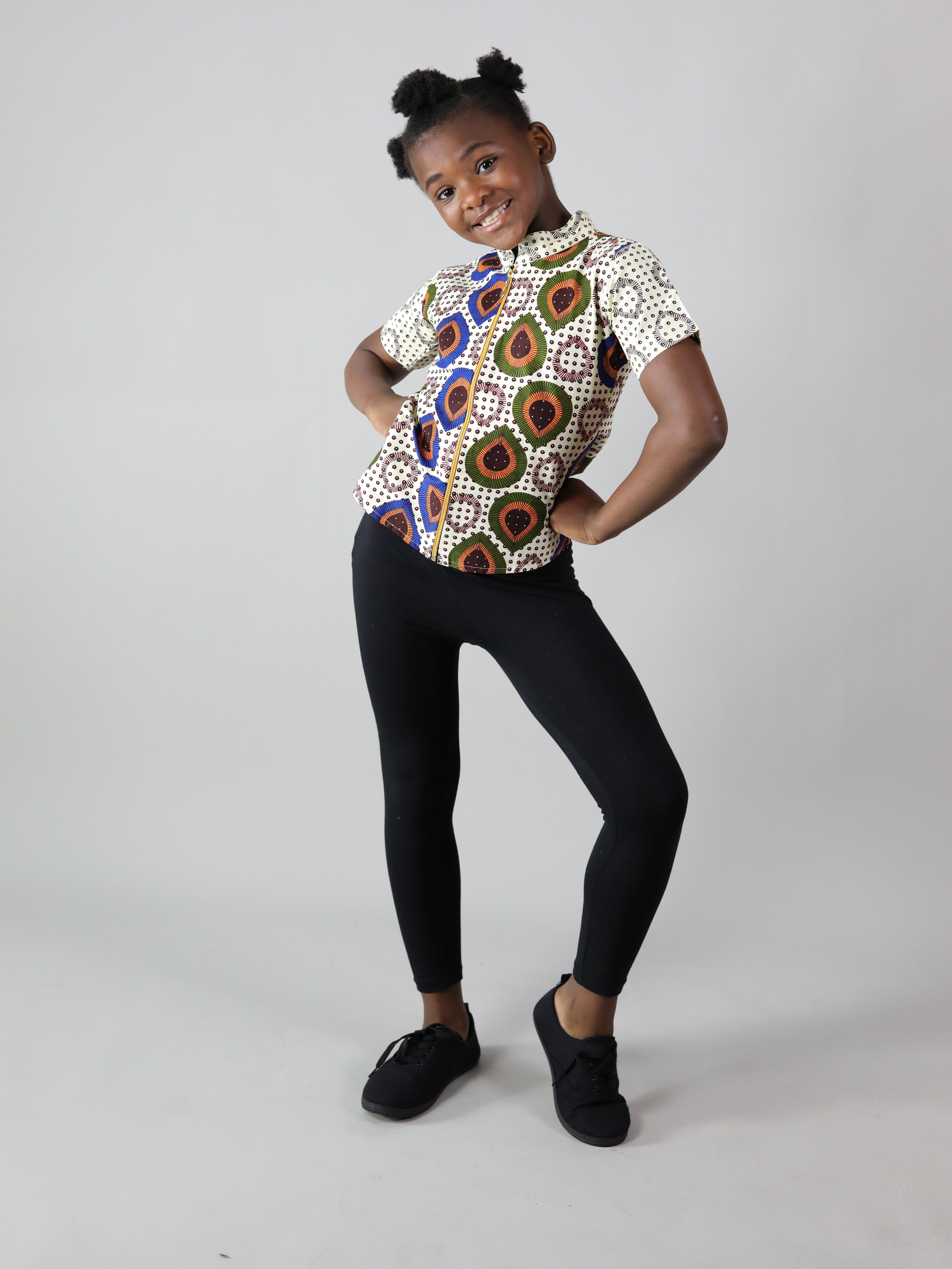 MIYANI AFRICAN PRINT KIDS SHIRT - Afreekline