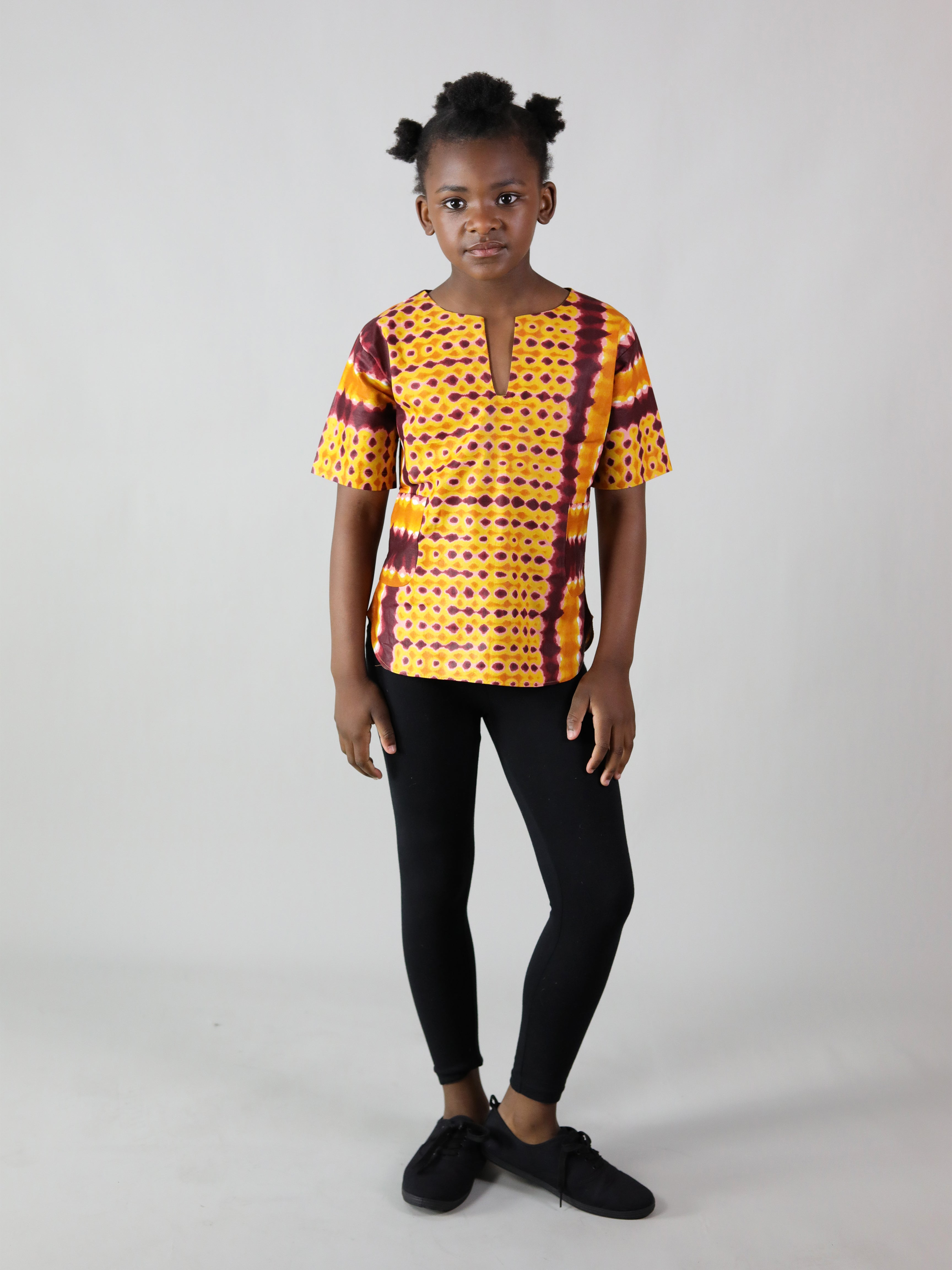 TILI AFRICAN PRINT KIDS SHIRT - Afreekline