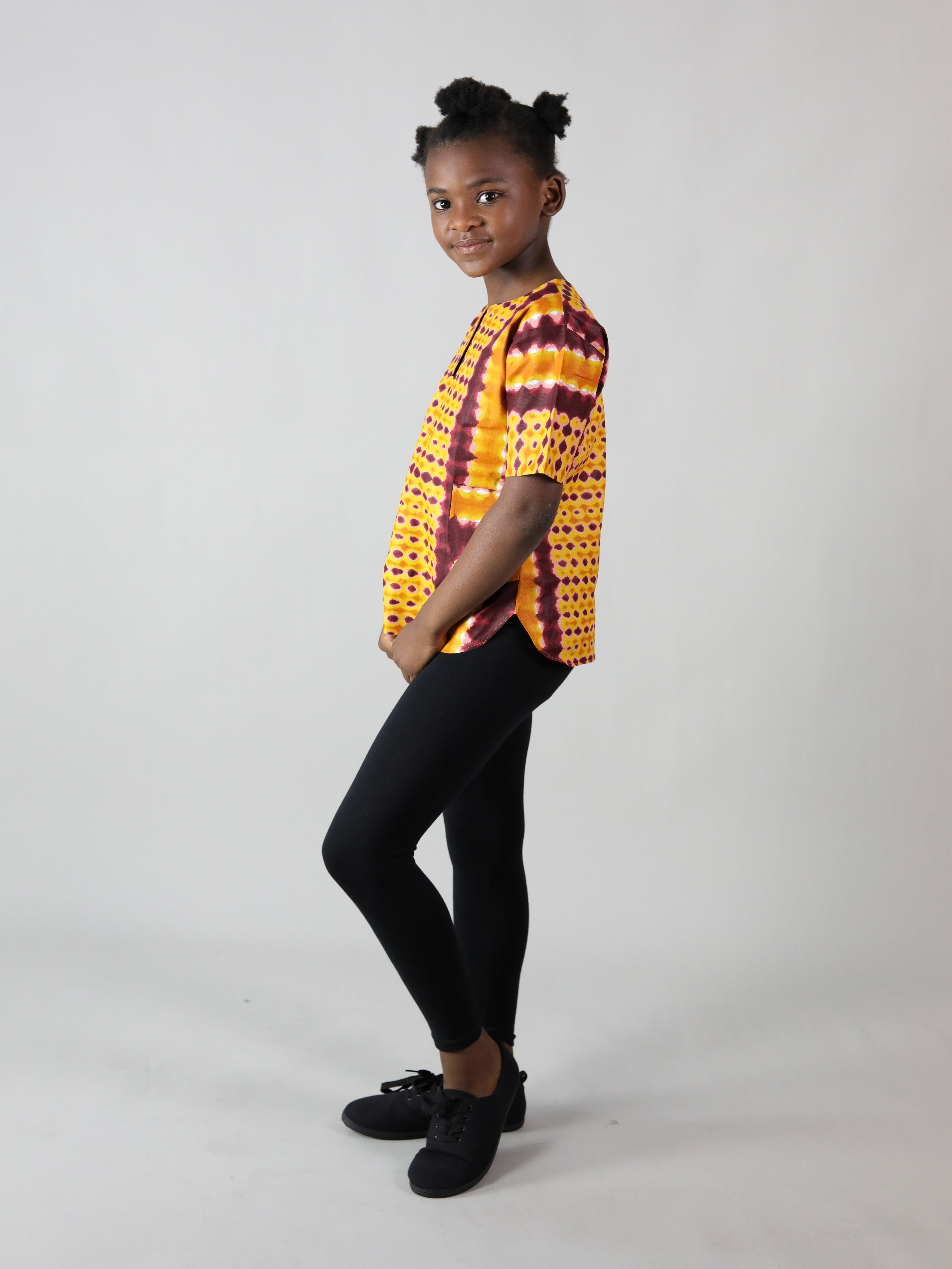 TILI AFRICAN PRINT KIDS SHIRT - Afreekline