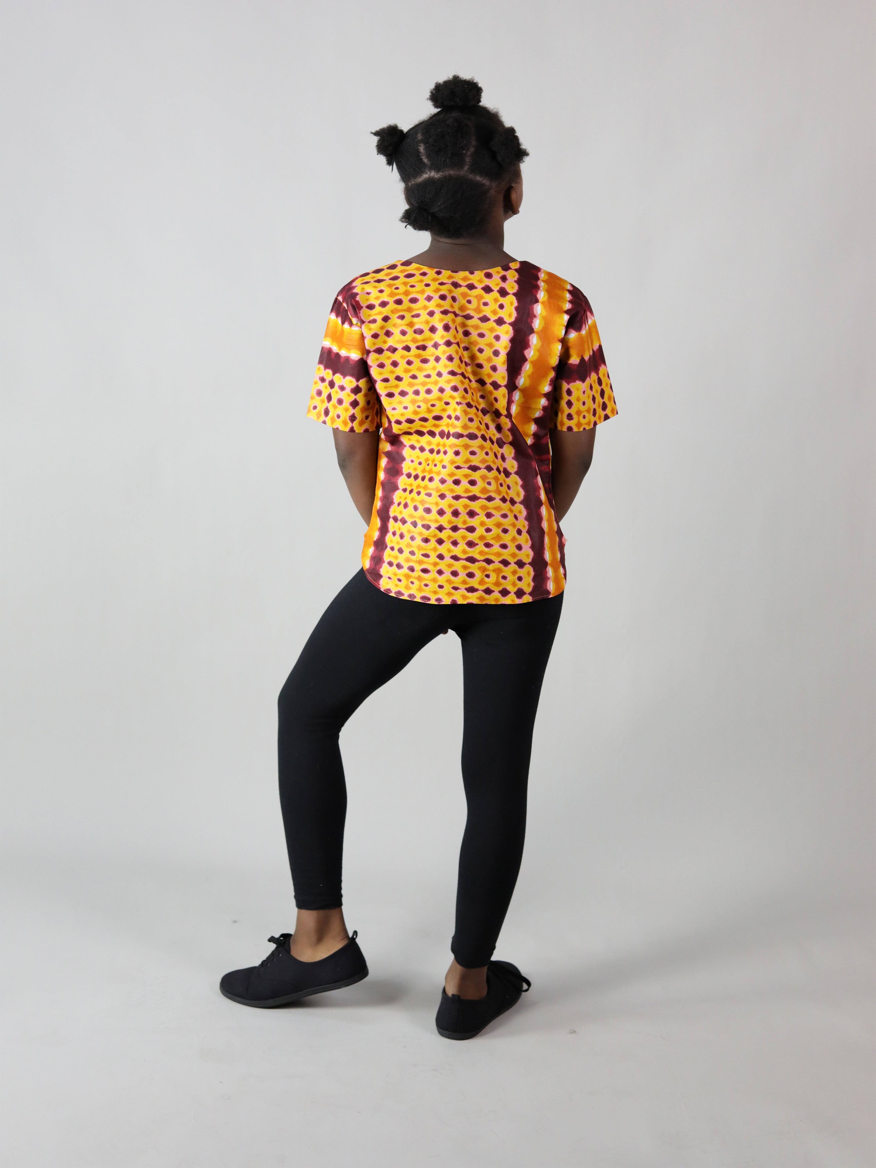 TILI AFRICAN PRINT KIDS SHIRT - Afreekline