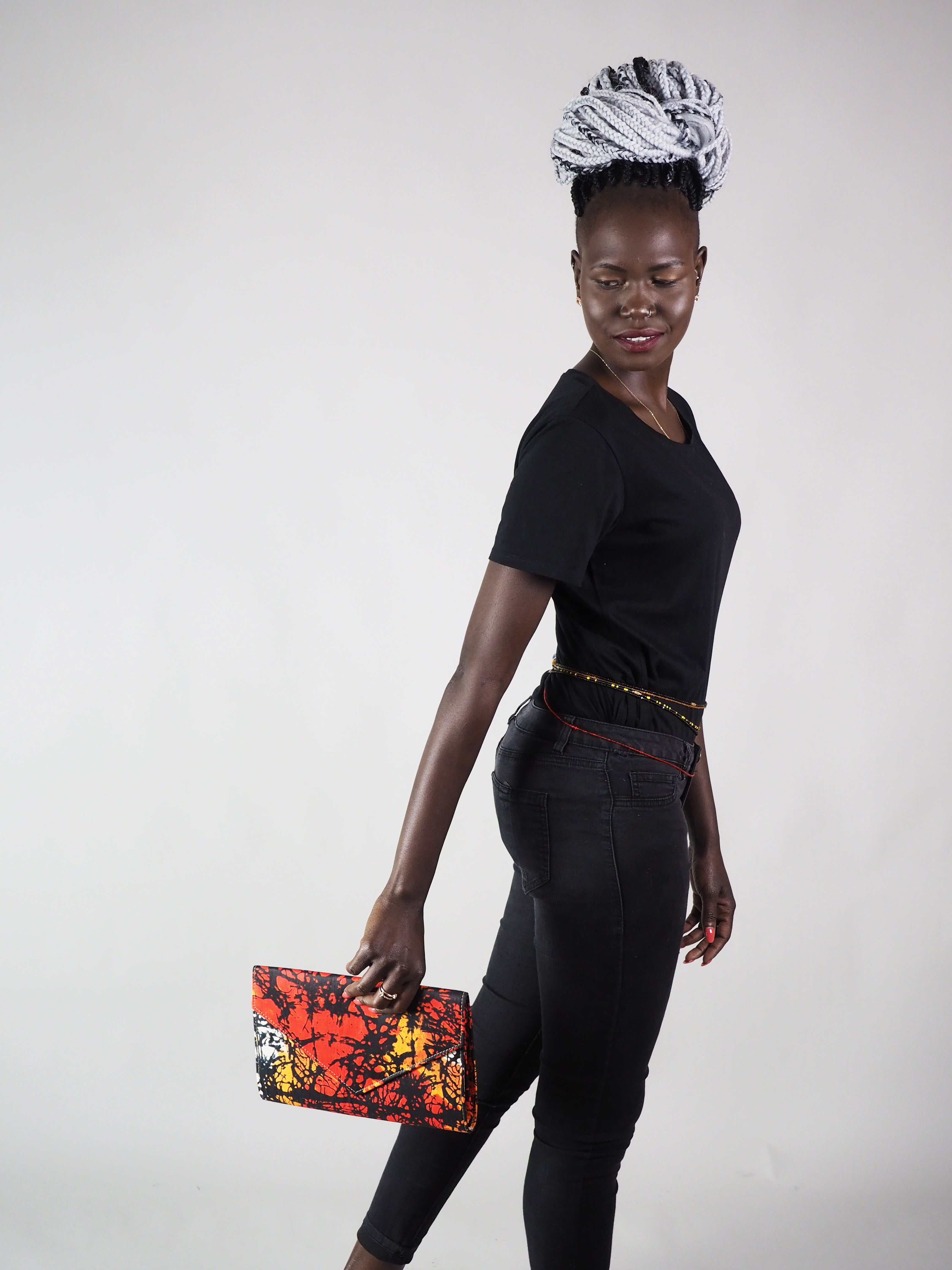 AMERY HANDMADE AFRICAN PRINT CLUTCH BAG - Afreekline