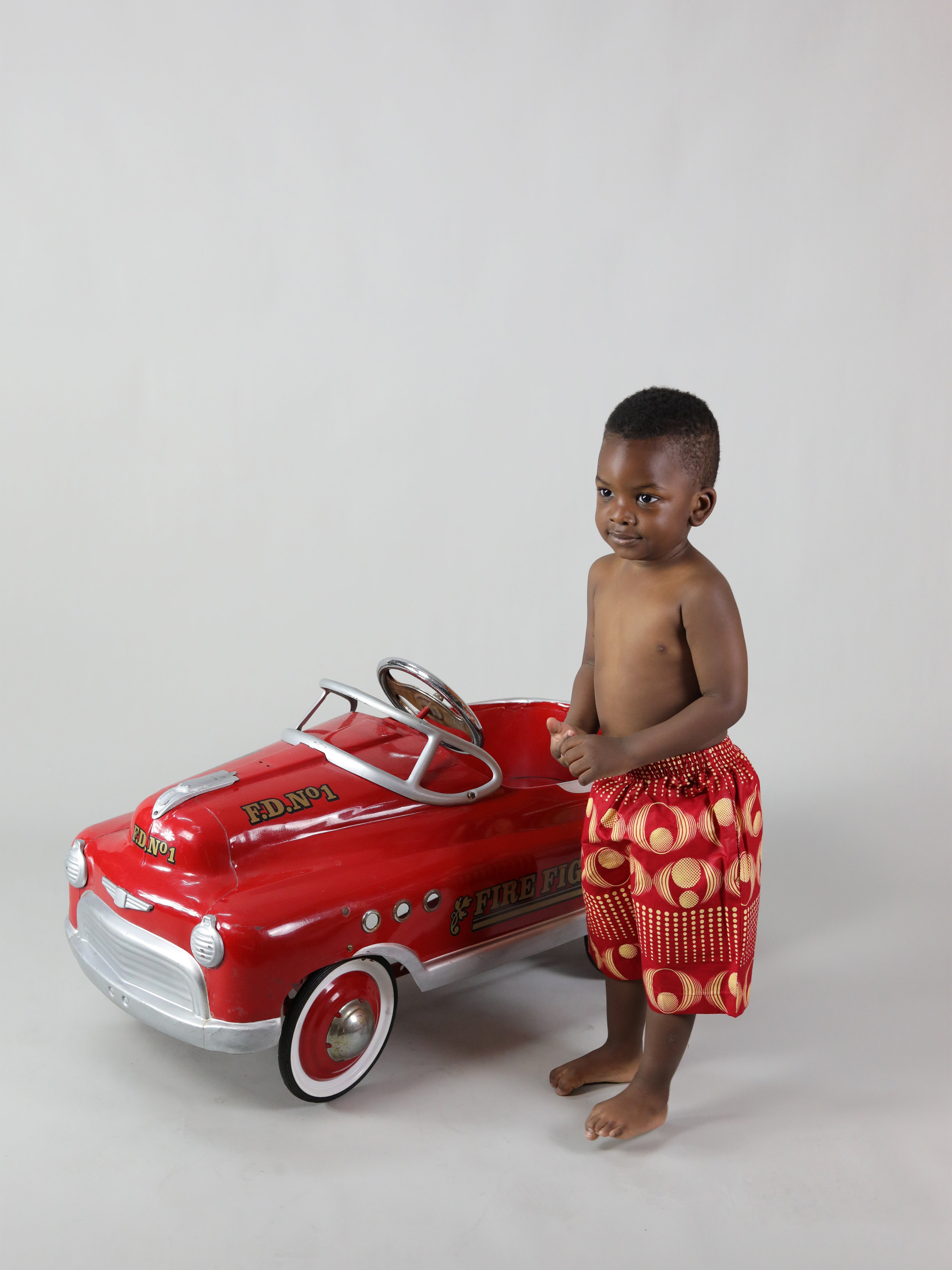 MOLANO AFRICAN PRINT KIDS SHORT - Afreekline