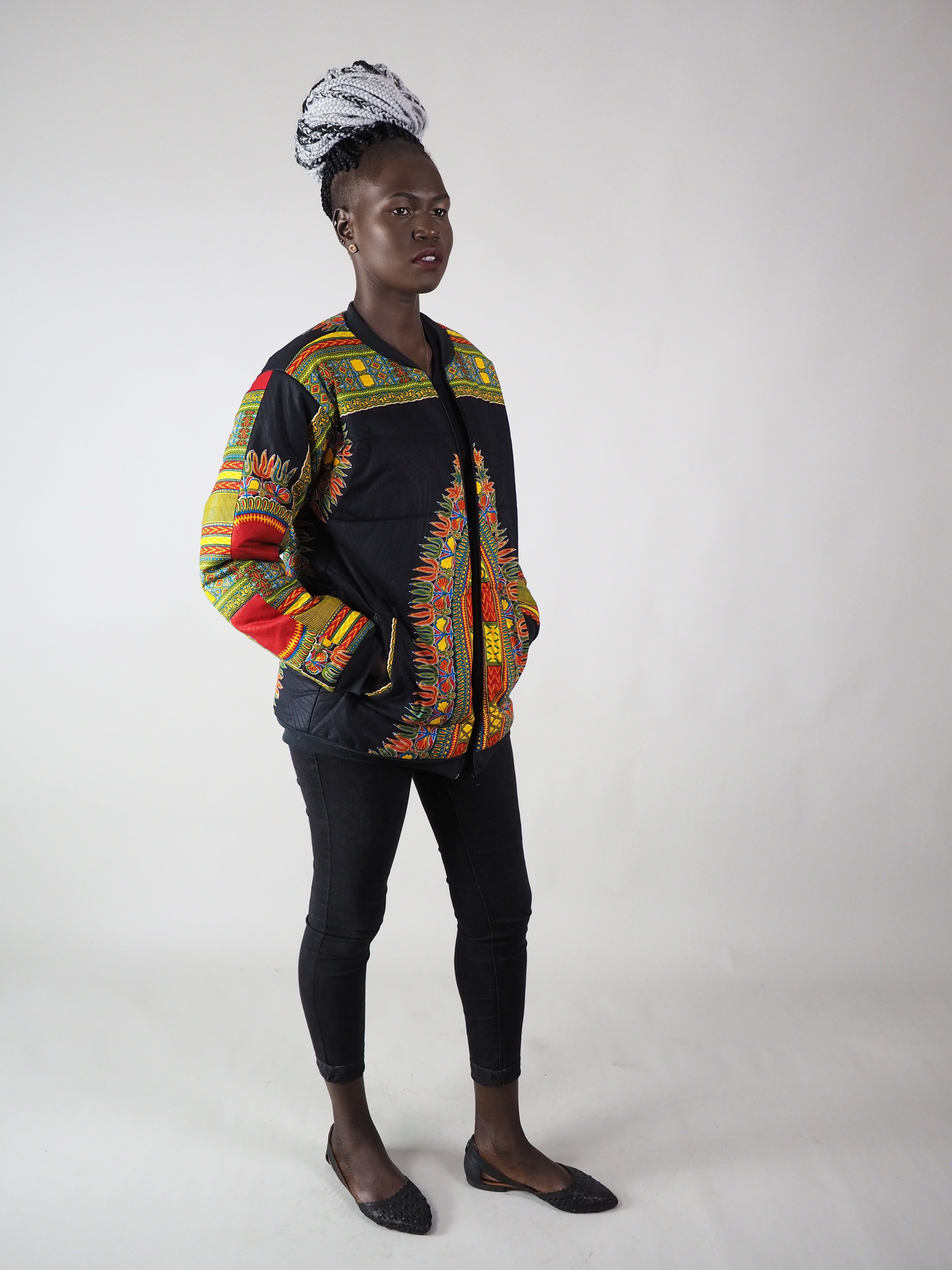 NARAYE AFRICAN PRINT JACKET - Afreekline