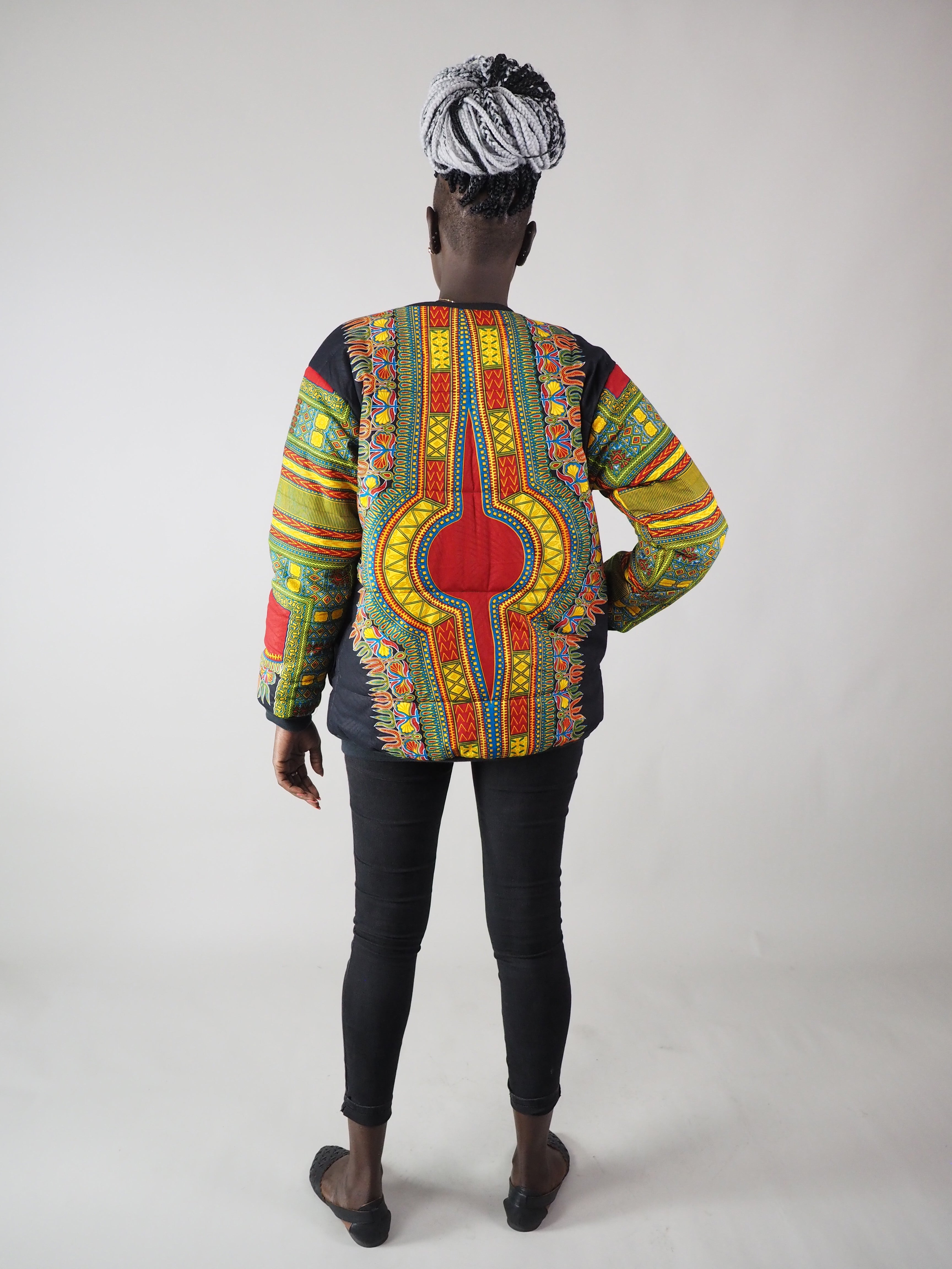 NARAYE AFRICAN PRINT JACKET - Afreekline